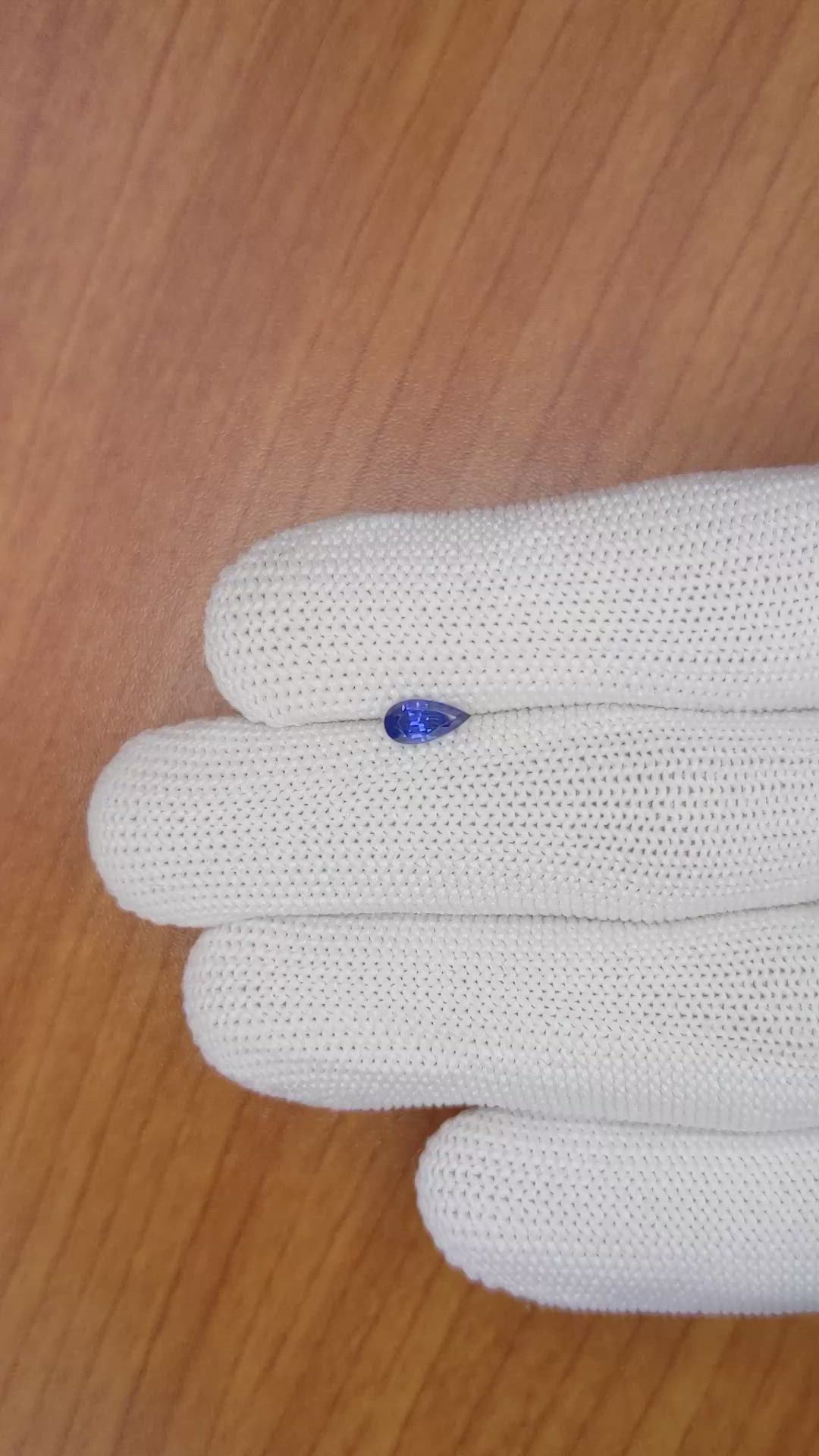 0.52 Ct. Blue Sapphire from Ceylon (Sri Lanka) Size Video