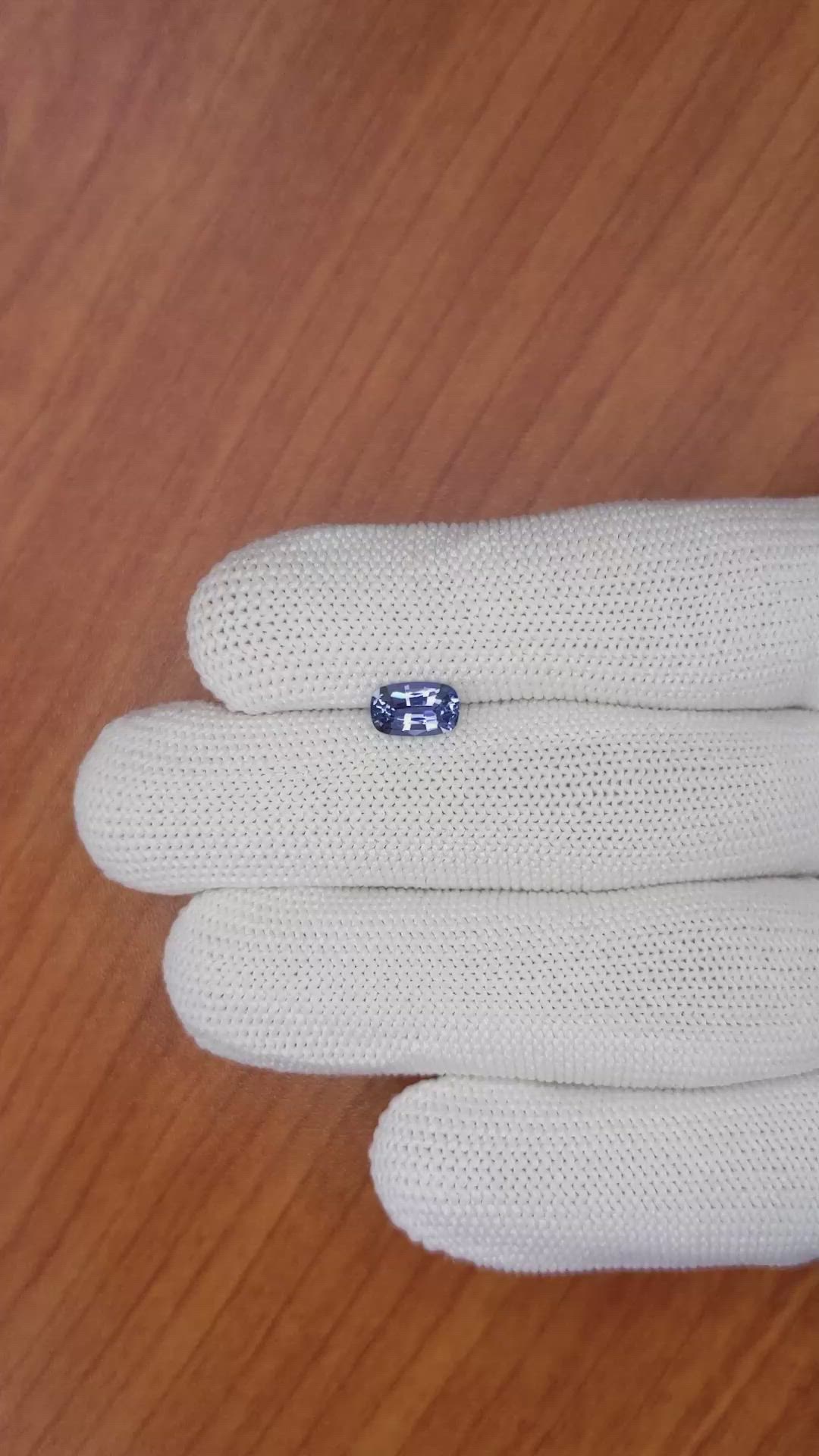 1.07 Ct. Blue Sapphire from Ceylon (Sri Lanka) Size Video