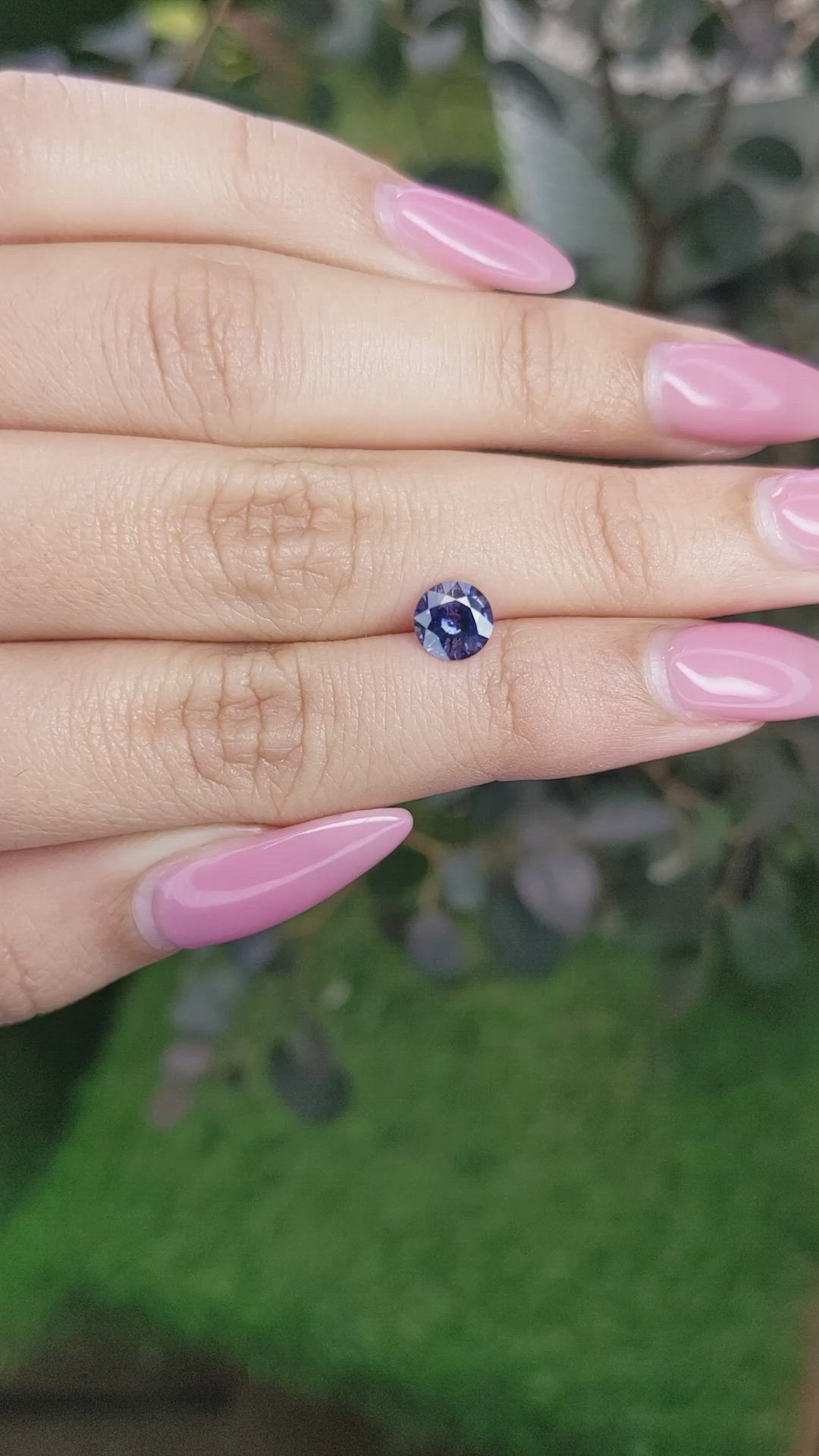 1.12 Ct. Blue Sapphire from Ceylon (Sri Lanka) Size Video
