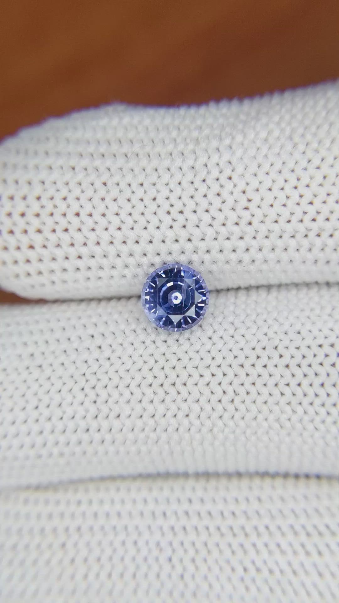 1.06 Ct. Blue Sapphire from Ceylon (Sri Lanka) Size Video