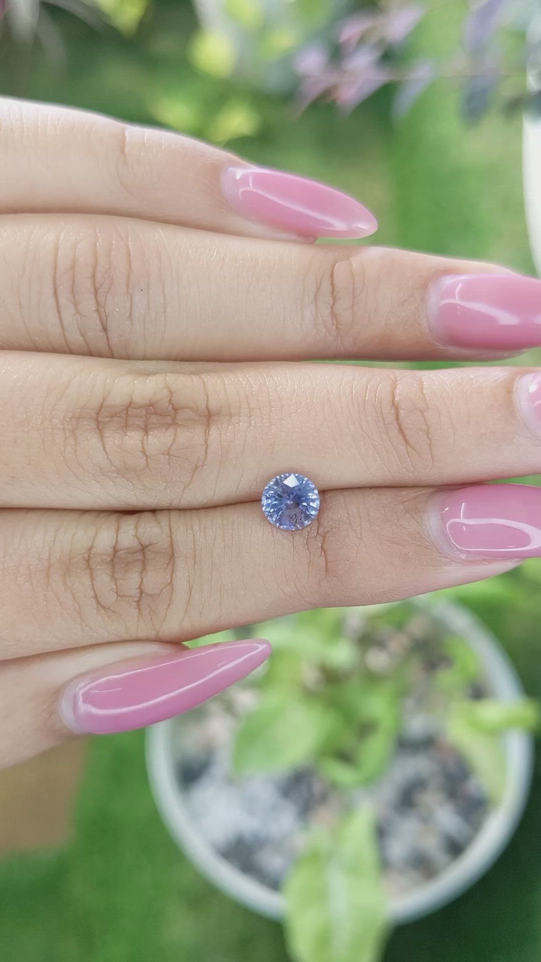 1.06 Ct. Blue Sapphire from Ceylon (Sri Lanka) Size Video