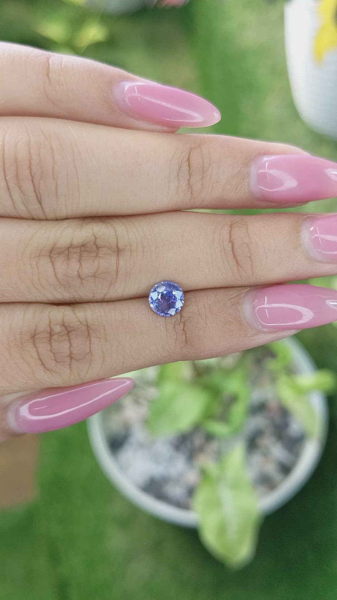 0.95 Ct. Blue Sapphire from Ceylon (Sri Lanka) Size Video