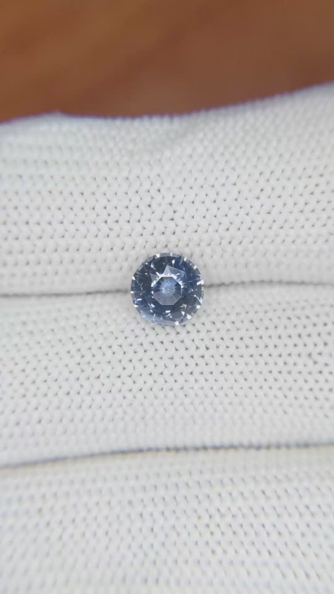 1.61 Ct. Blue Sapphire from Ceylon (Sri Lanka) Size Video