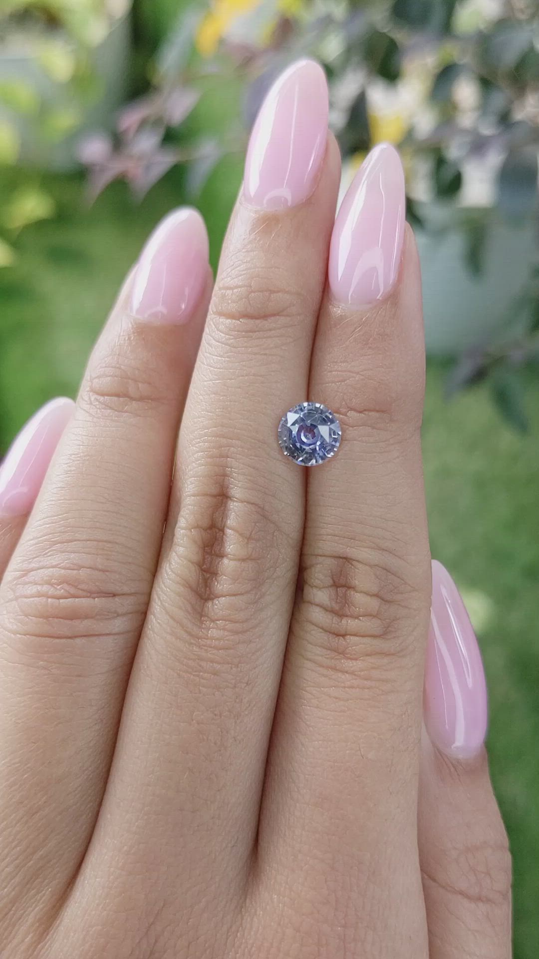 1.61 Ct. Blue Sapphire from Ceylon (Sri Lanka) Size Video