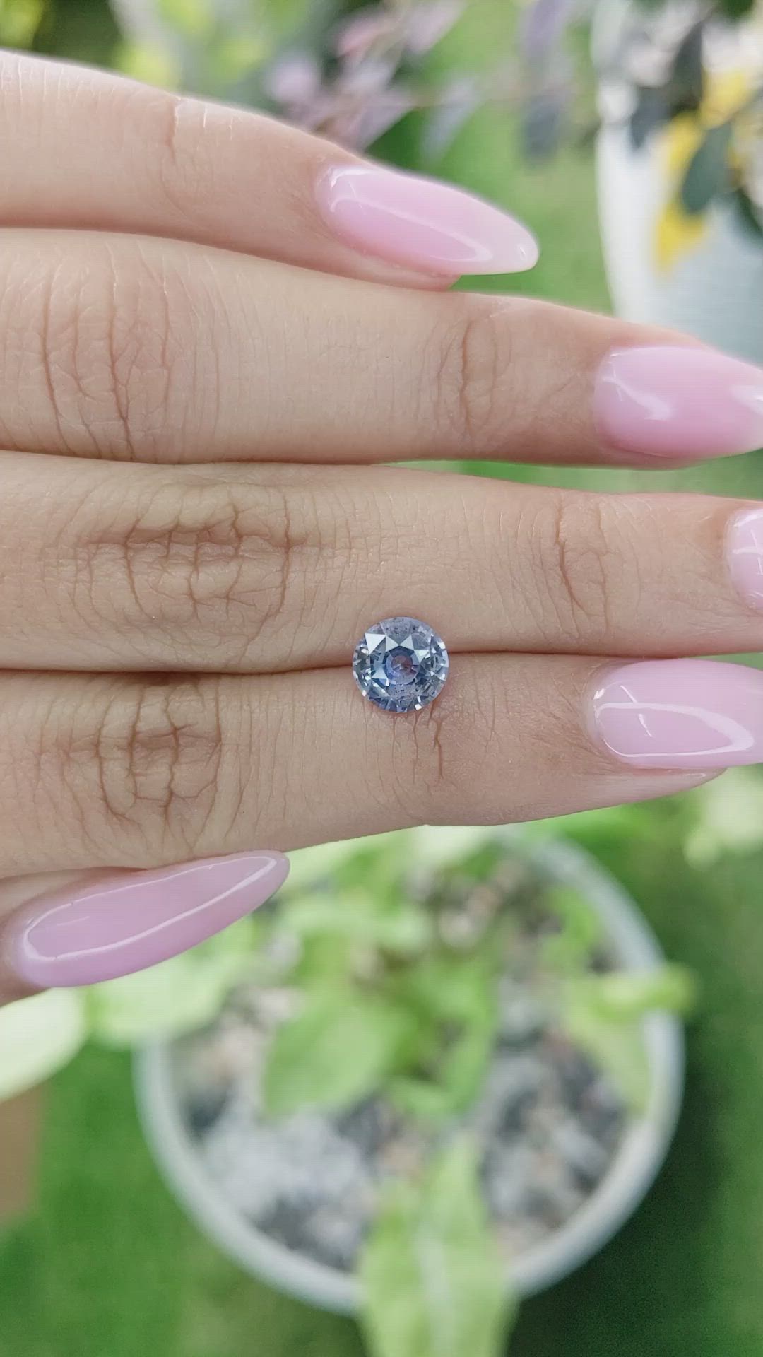 1.61 Ct. Blue Sapphire from Ceylon (Sri Lanka) Size Video