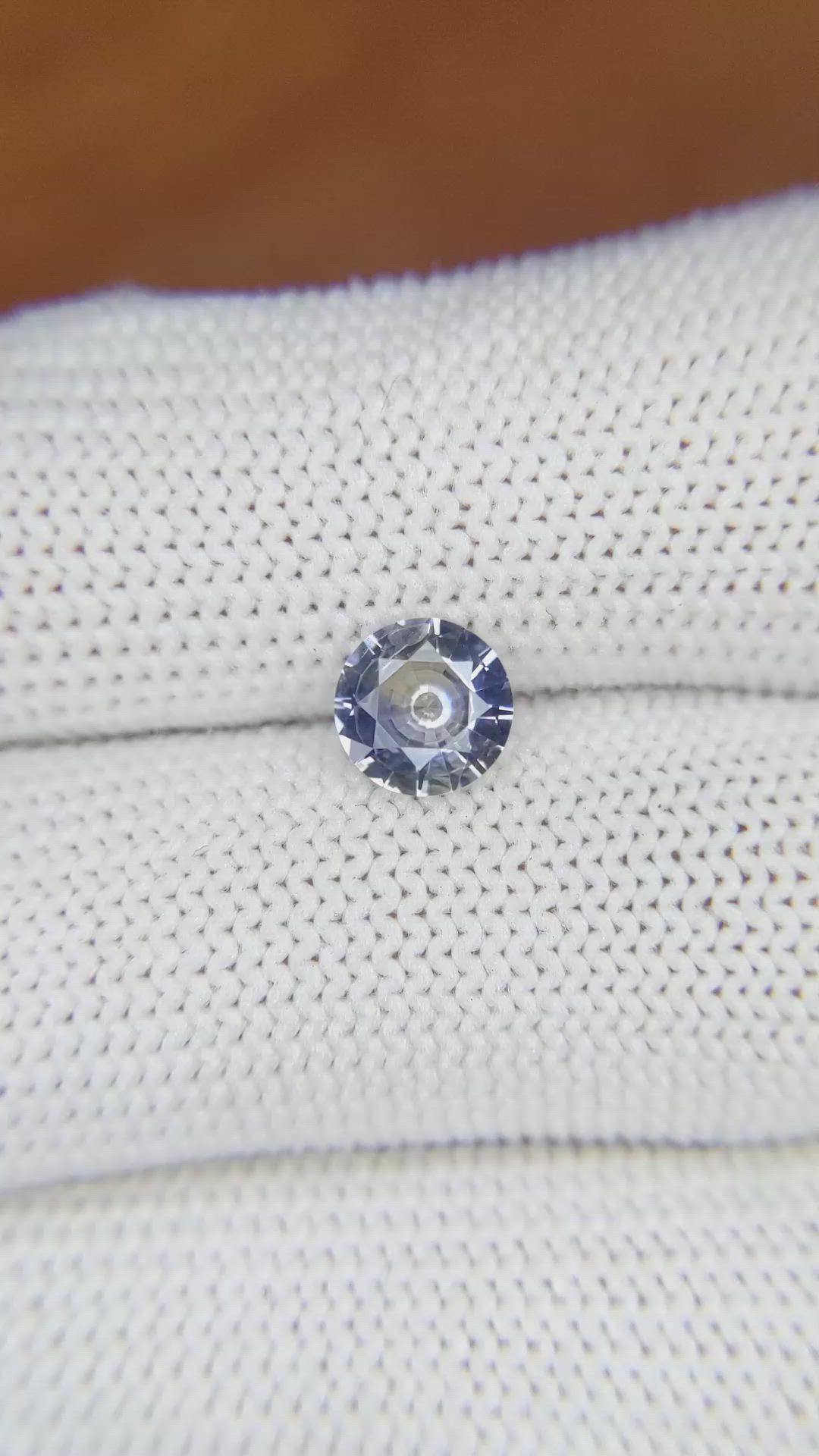 1.14 Ct. Bi Color Sapphire from Ceylon (Sri Lanka) Size Video