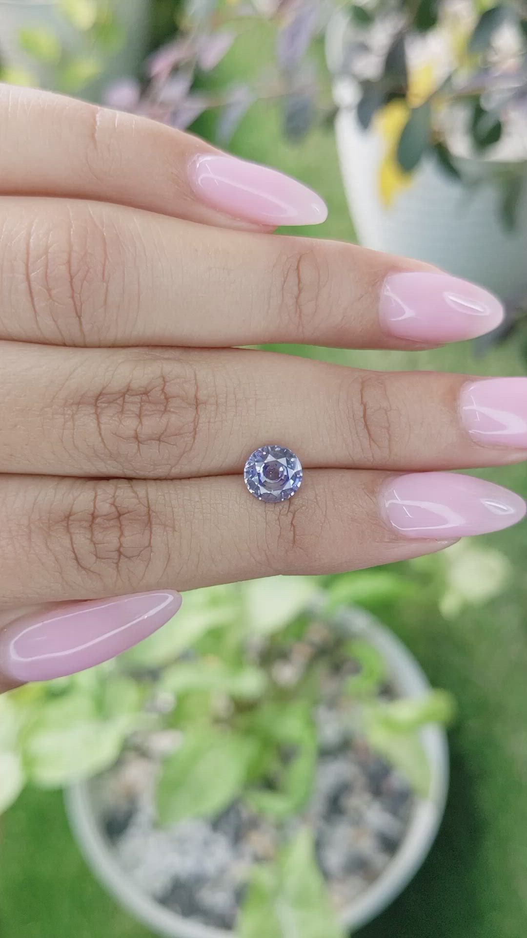 1.59 Ct. Blue Sapphire from Ceylon (Sri Lanka) Size Video
