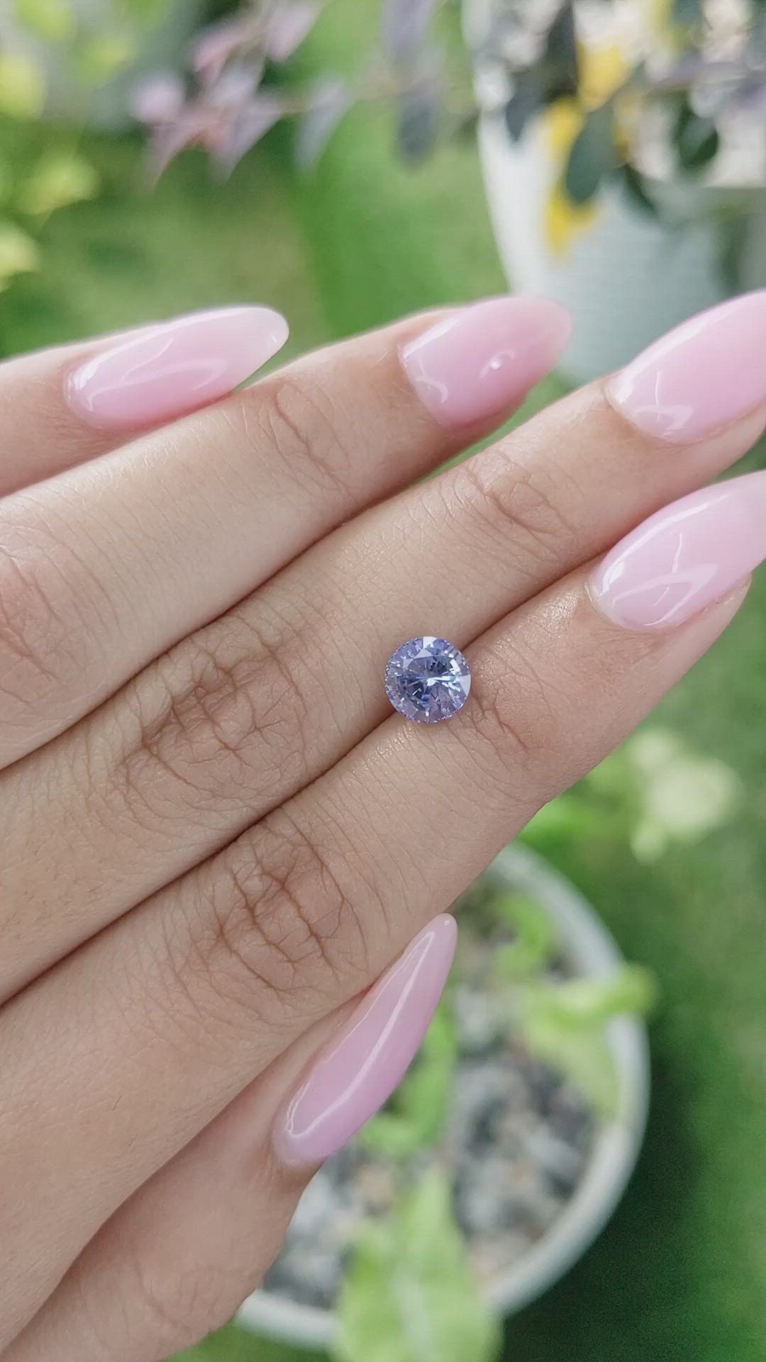 1.44 Ct. Blue Sapphire from Ceylon (Sri Lanka) Size Video