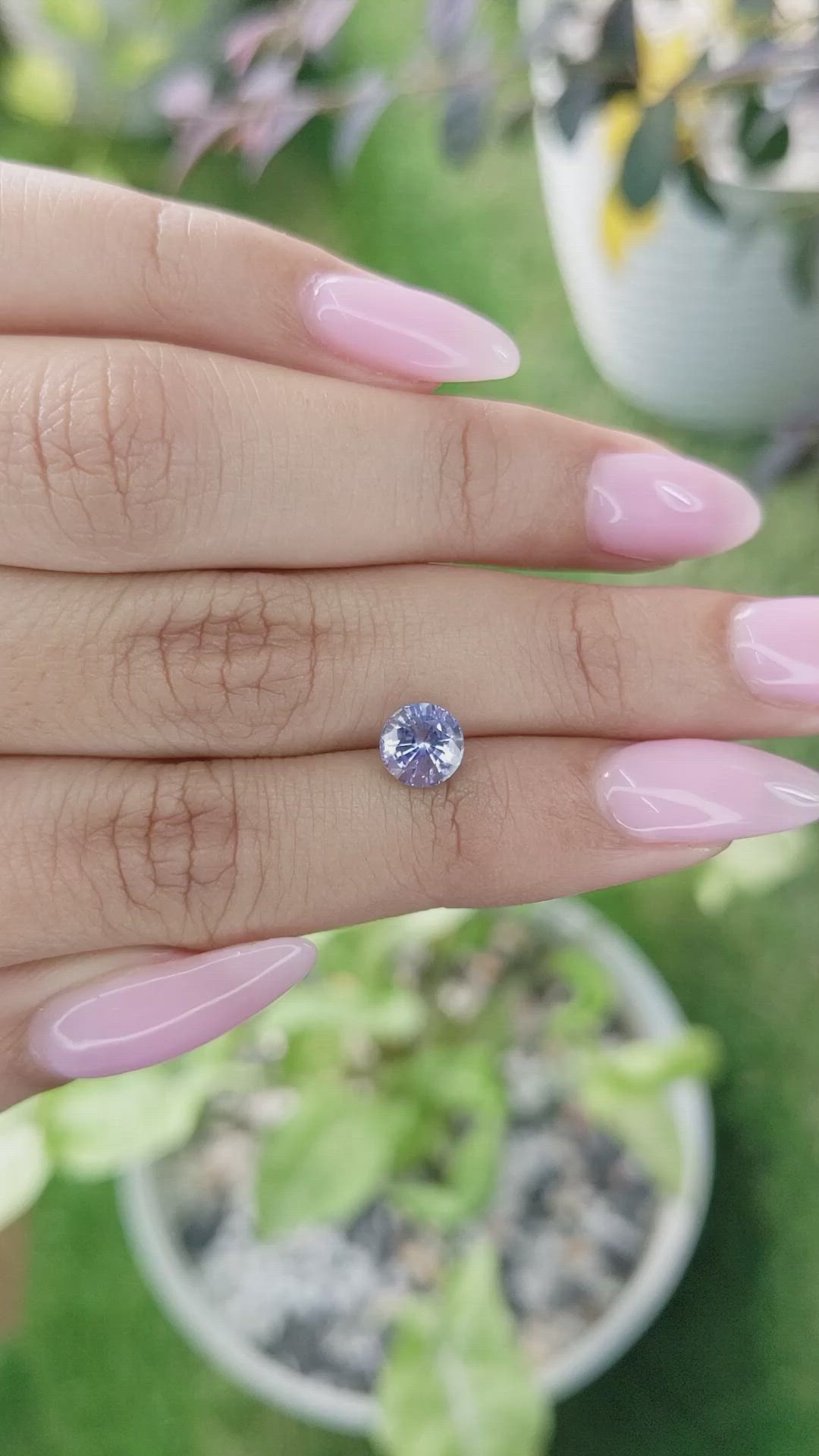 1.44 Ct. Blue Sapphire from Ceylon (Sri Lanka) Size Video