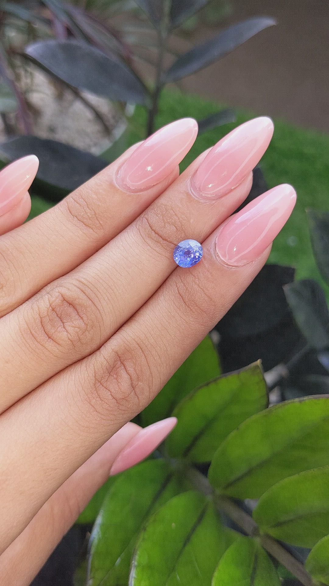 1.30 Ct. Sapphire from Ceylon (Sri Lanka) Size Video
