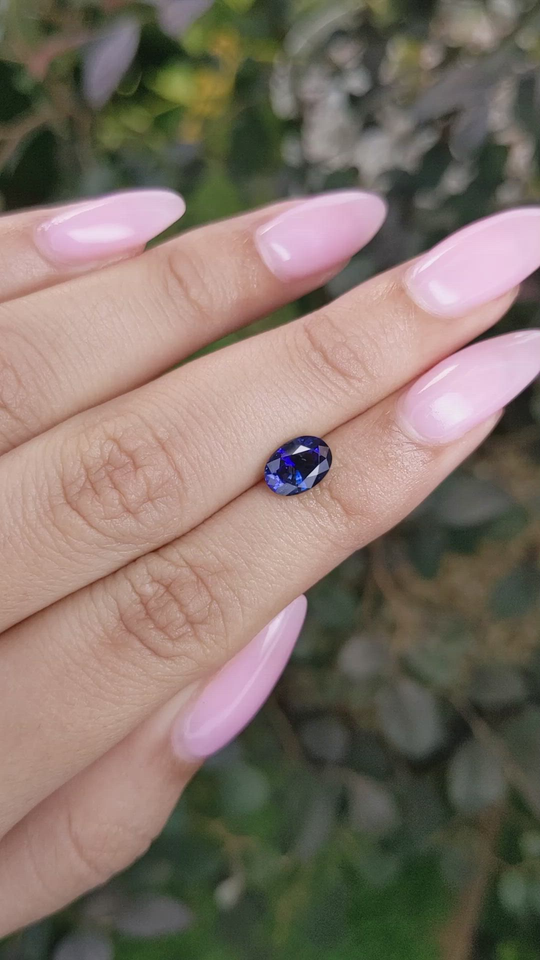 1.46 Ct. Blue Sapphire from Ceylon (Sri Lanka) Size Video