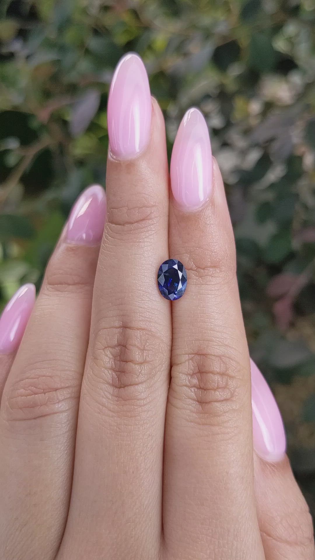 1.46 Ct. Blue Sapphire from Ceylon (Sri Lanka) Size Video