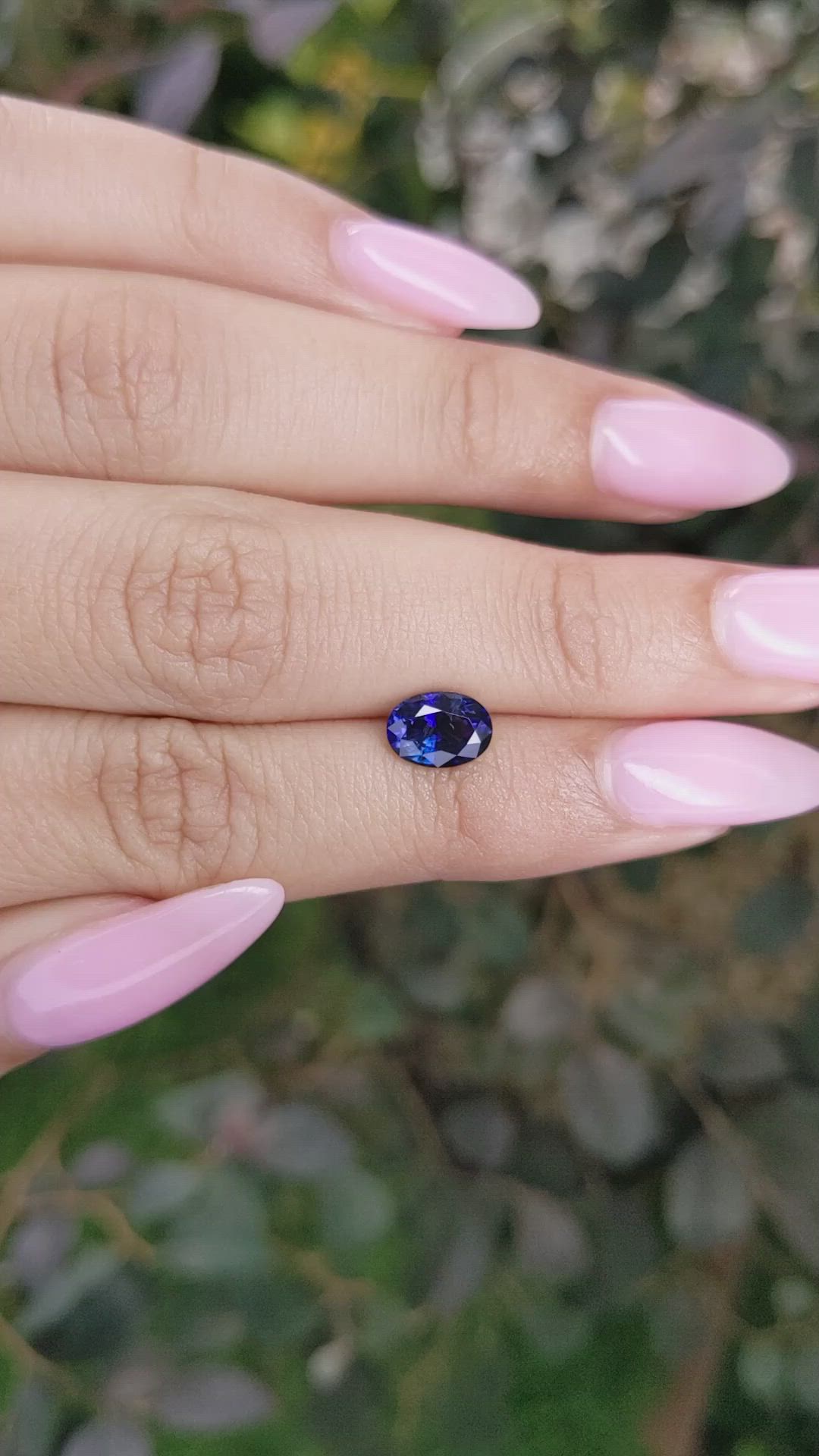 1.46 Ct. Blue Sapphire from Ceylon (Sri Lanka) Size Video