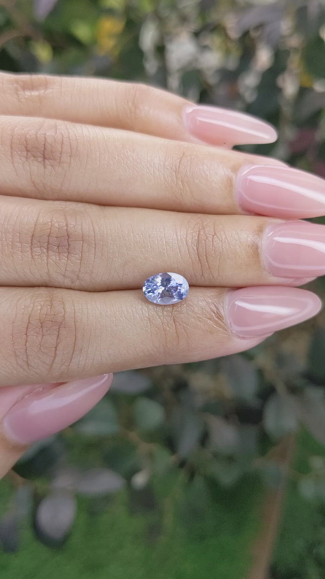 1.41 Ct. Blue Sapphire from Ceylon (Sri Lanka) Size Video