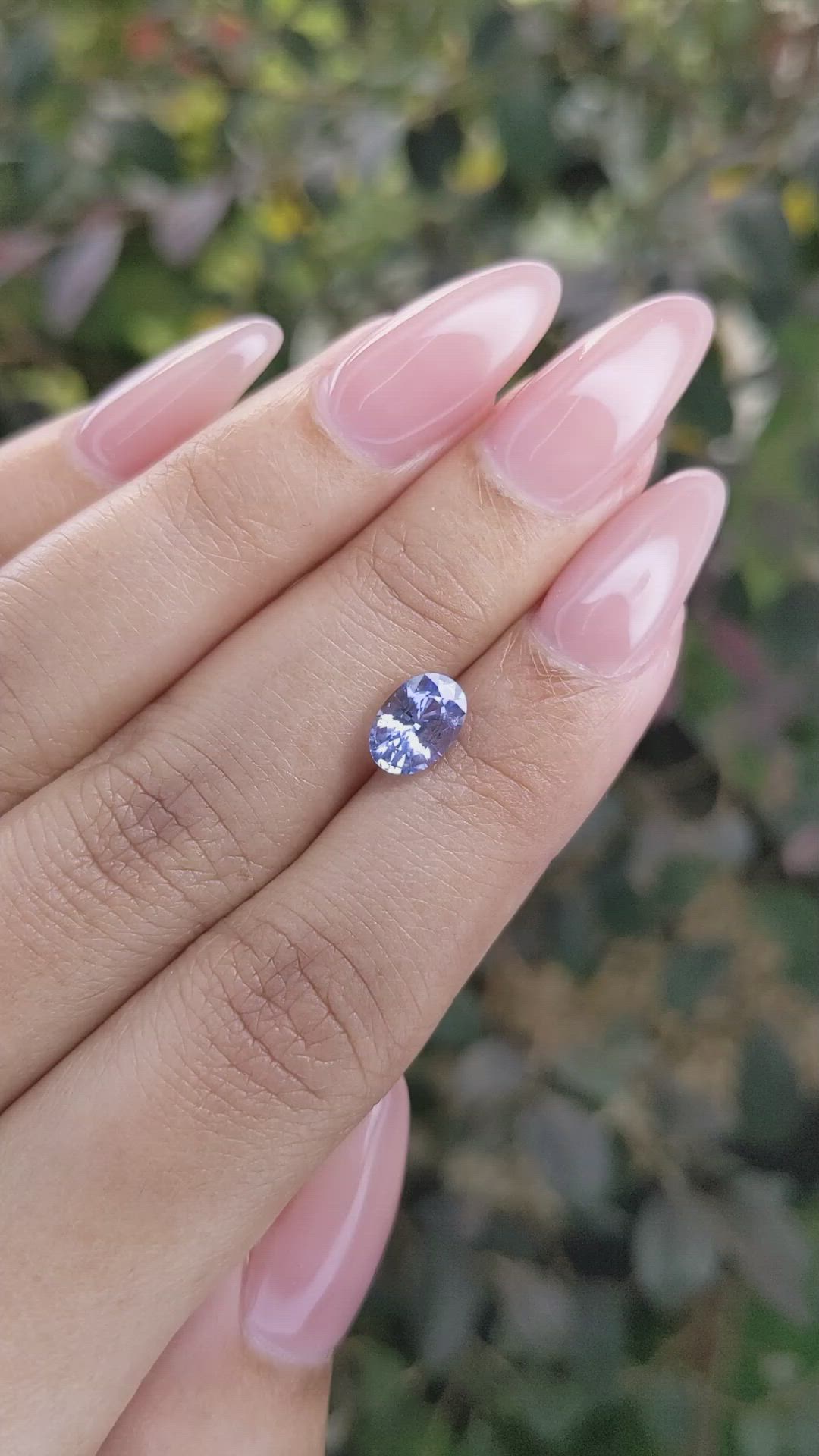 1.41 Ct. Blue Sapphire from Ceylon (Sri Lanka) Size Video