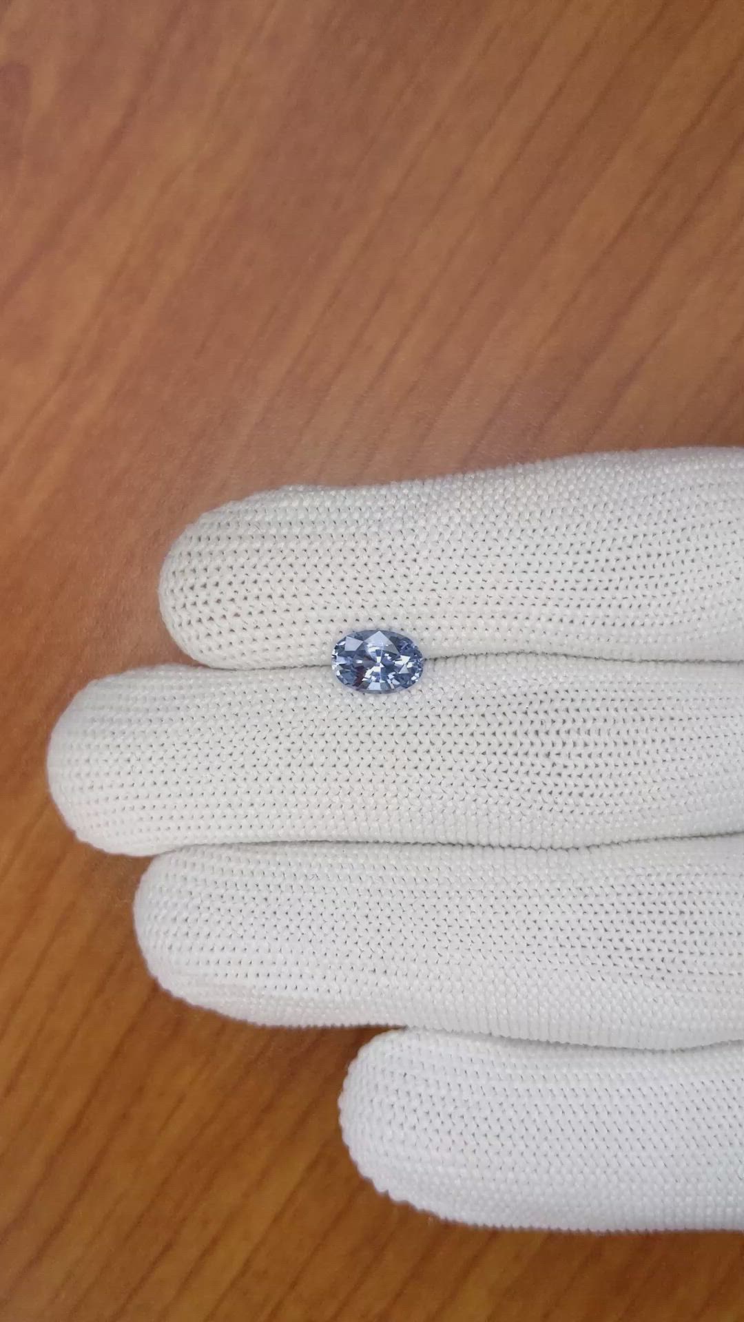 1.41 Ct. Blue Sapphire from Ceylon (Sri Lanka) Size Video