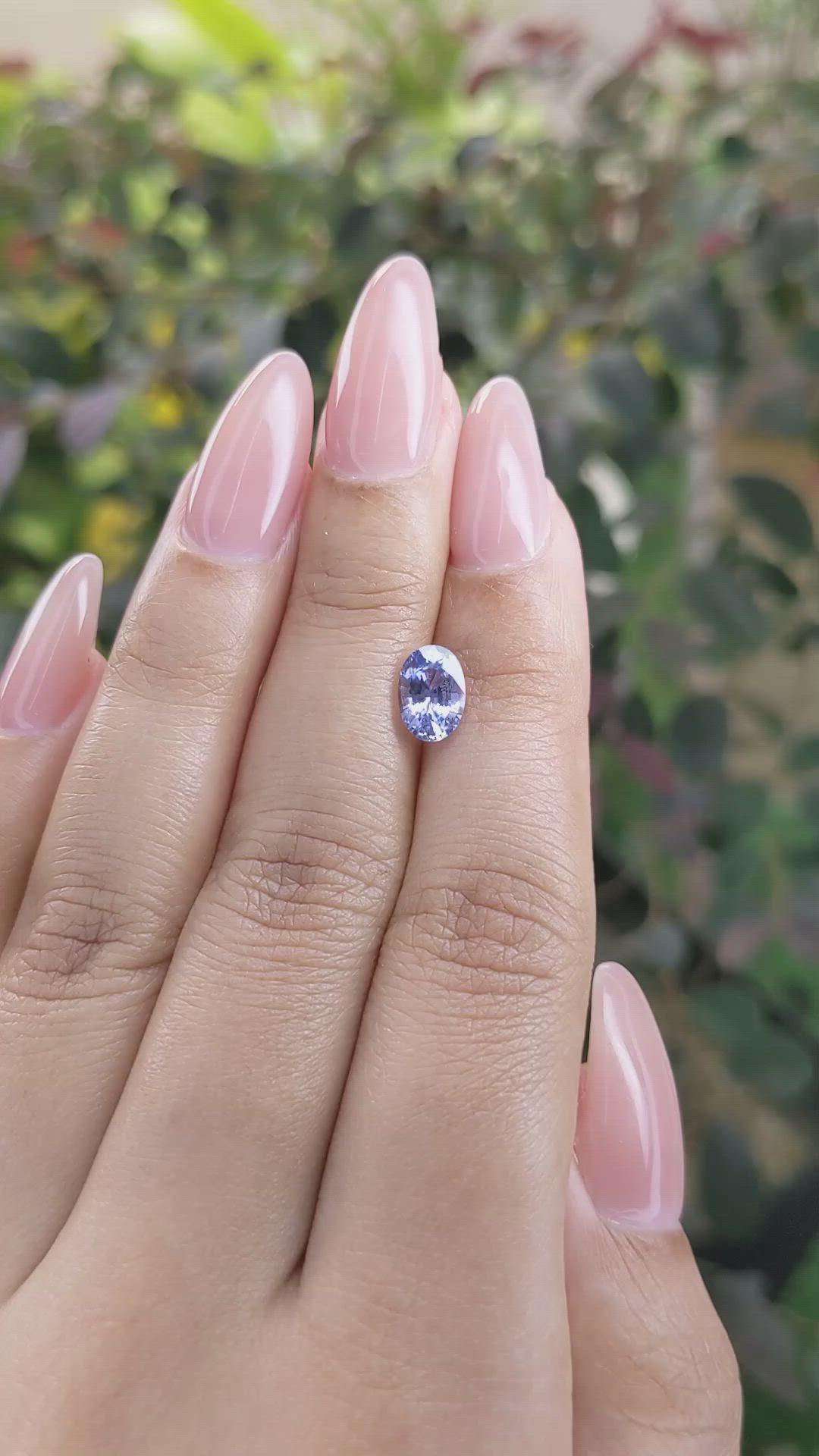 1.41 Ct. Blue Sapphire from Ceylon (Sri Lanka) Size Video