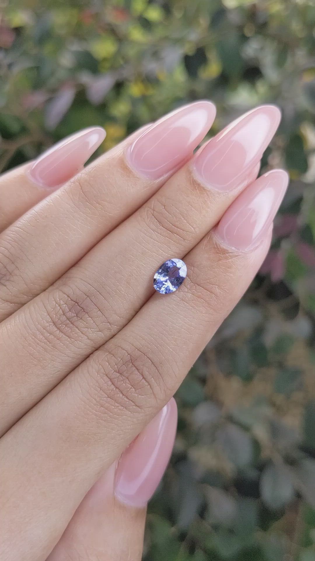 0.96 Ct. Blue Sapphire from Ceylon (Sri Lanka) Size Video