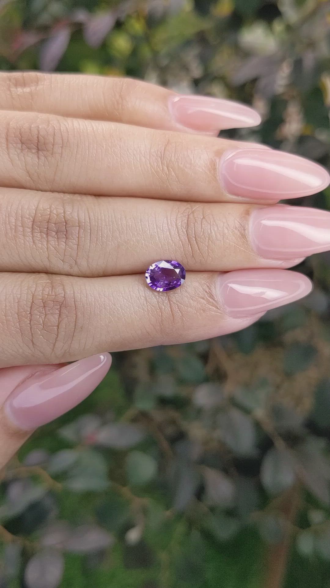 0.95 Ct. Color Change Sapphire from Ceylon (Sri Lanka) Size Video