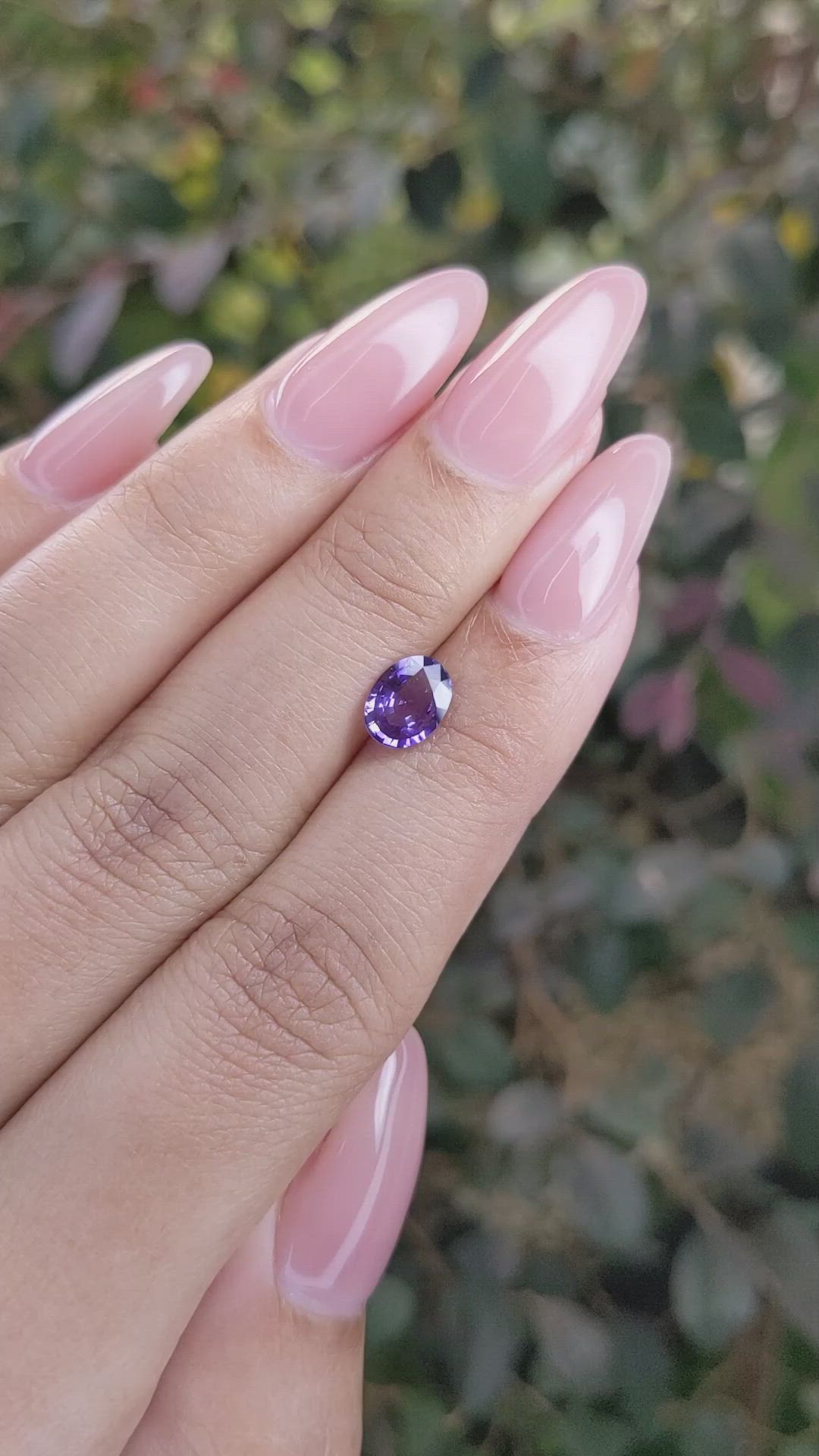0.95 Ct. Color Change Sapphire from Ceylon (Sri Lanka) Size Video