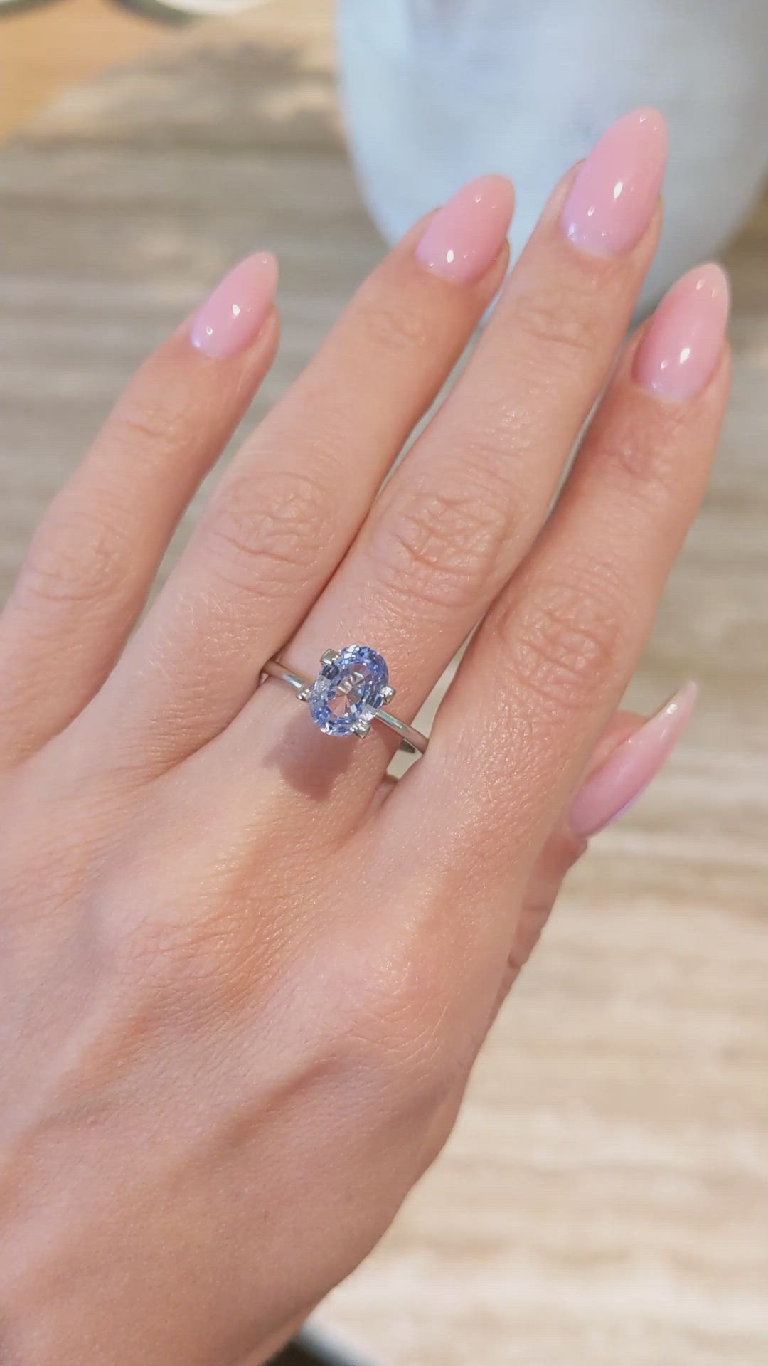 1.79 Ct. Bi Color Sapphire from Ceylon (Sri Lanka) Size Video