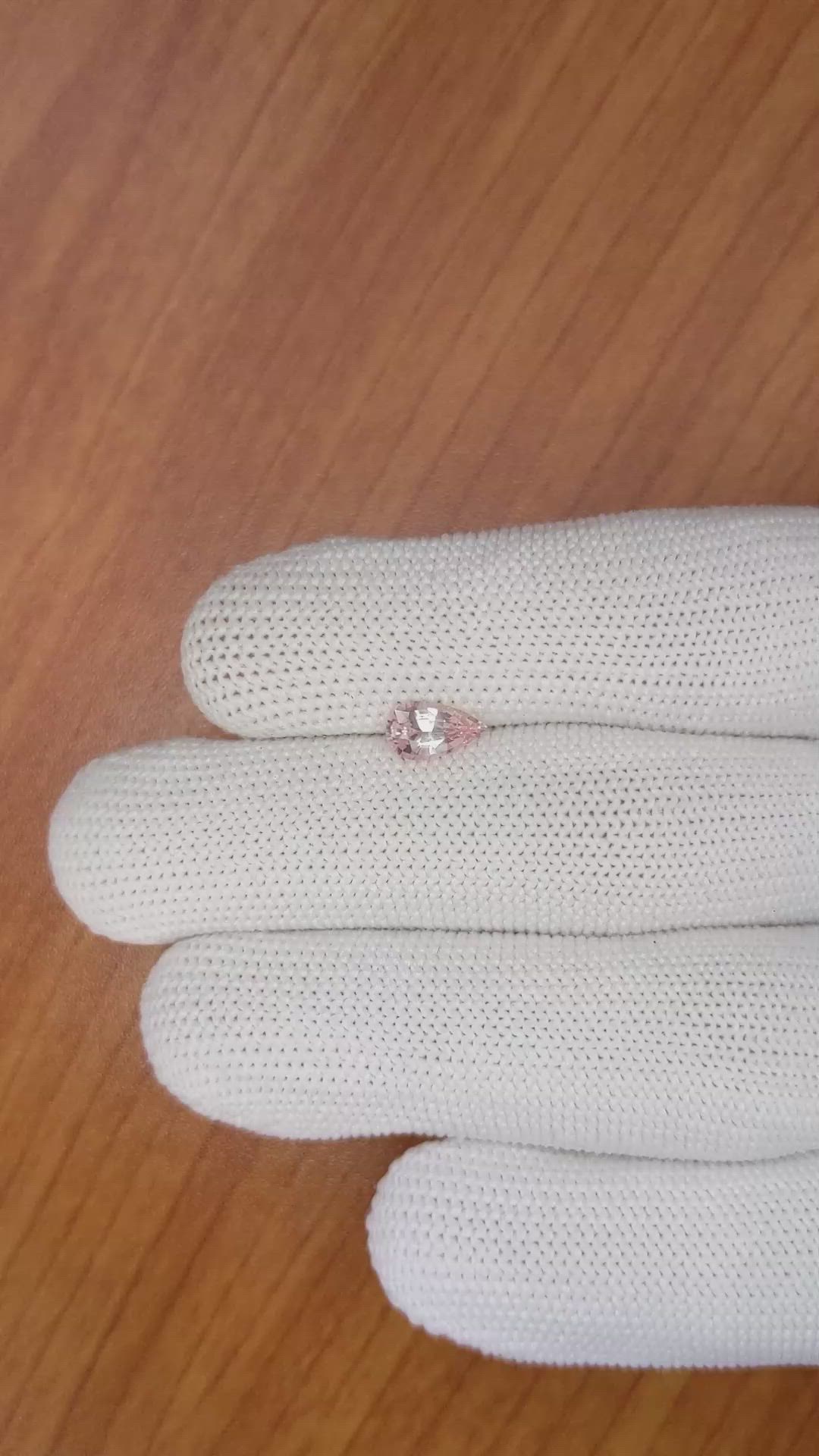 0.90 Ct. Pink Sapphire from Ceylon (Sri Lanka) Size Video