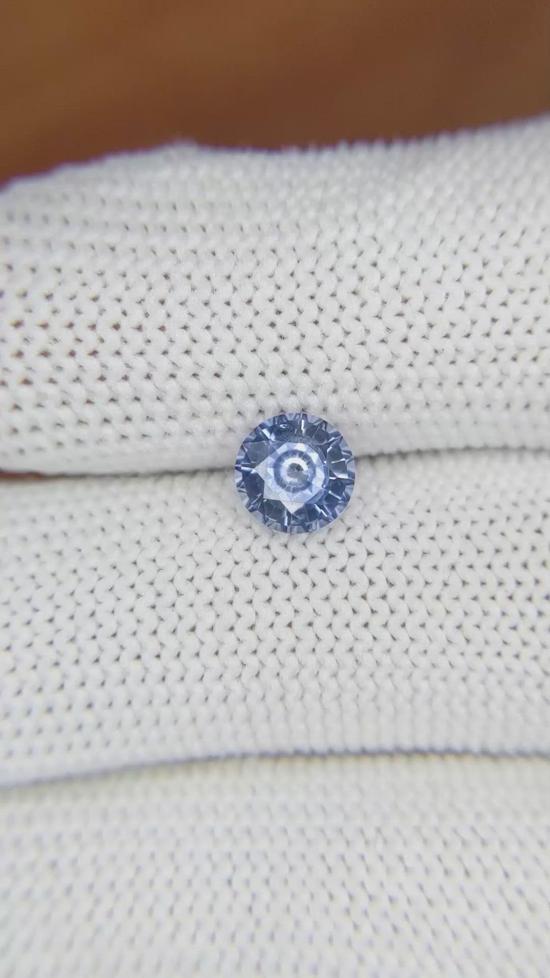 1.18 Ct. Blue Sapphire from Ceylon (Sri Lanka) Size Video