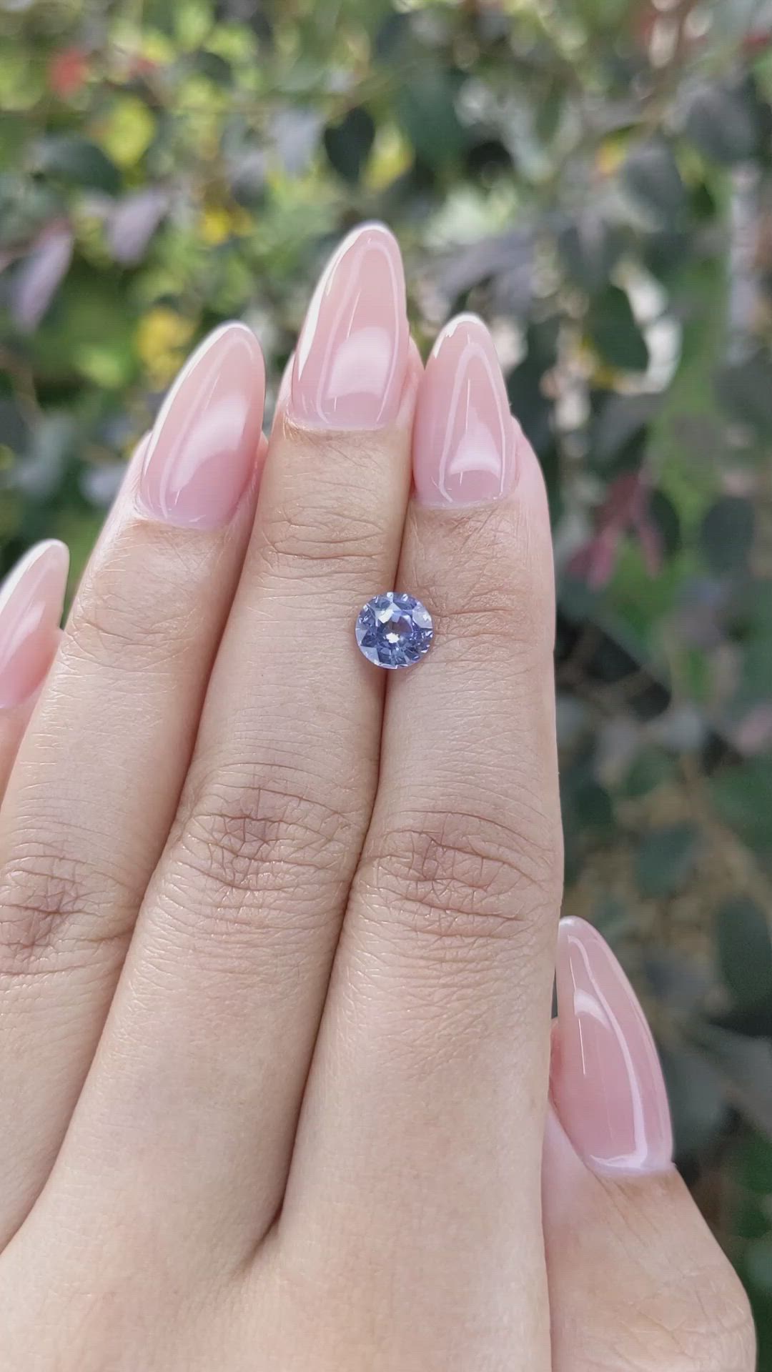 1.18 Ct. Blue Sapphire from Ceylon (Sri Lanka) Size Video