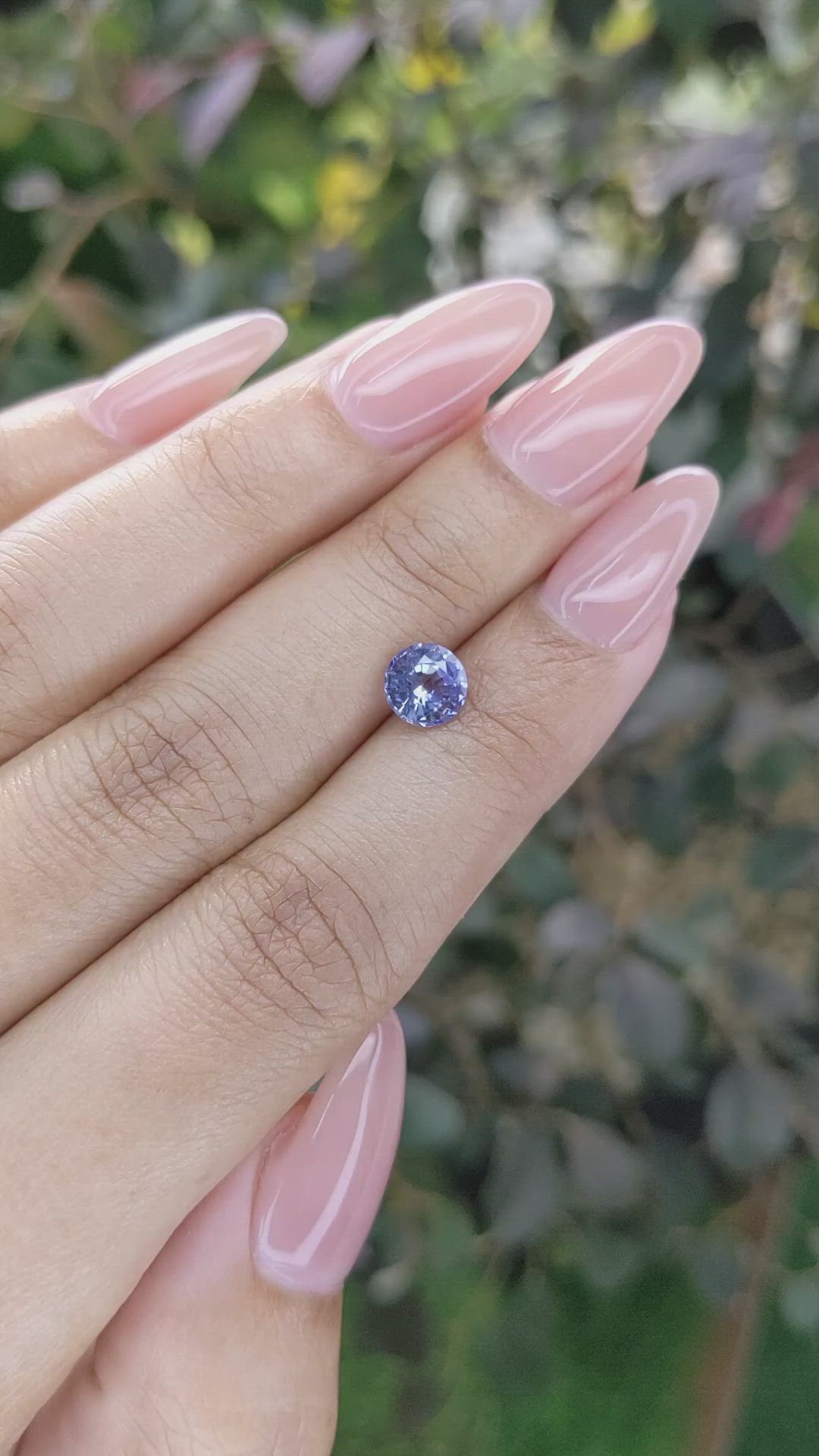 1.18 Ct. Blue Sapphire from Ceylon (Sri Lanka) Size Video