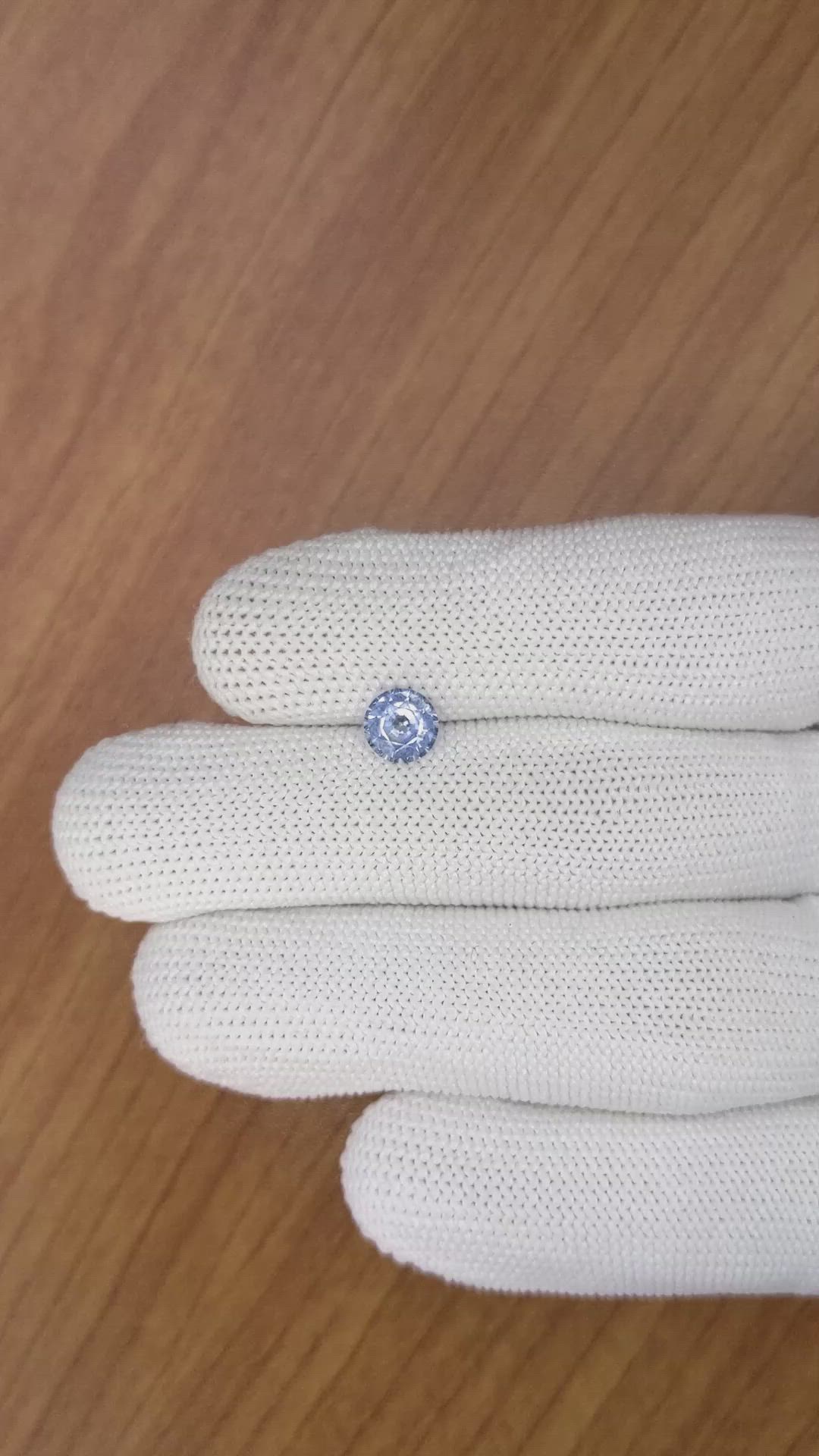 1.18 Ct. Blue Sapphire from Ceylon (Sri Lanka) Size Video