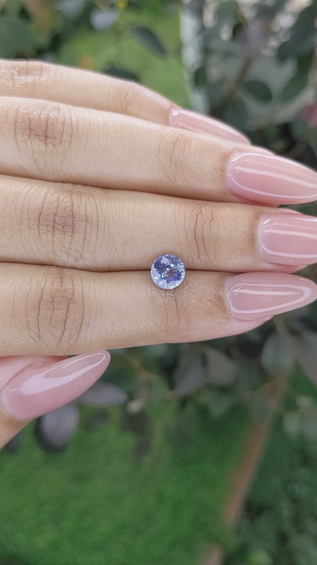 1.18 Ct. Blue Sapphire from Ceylon (Sri Lanka) Size Video