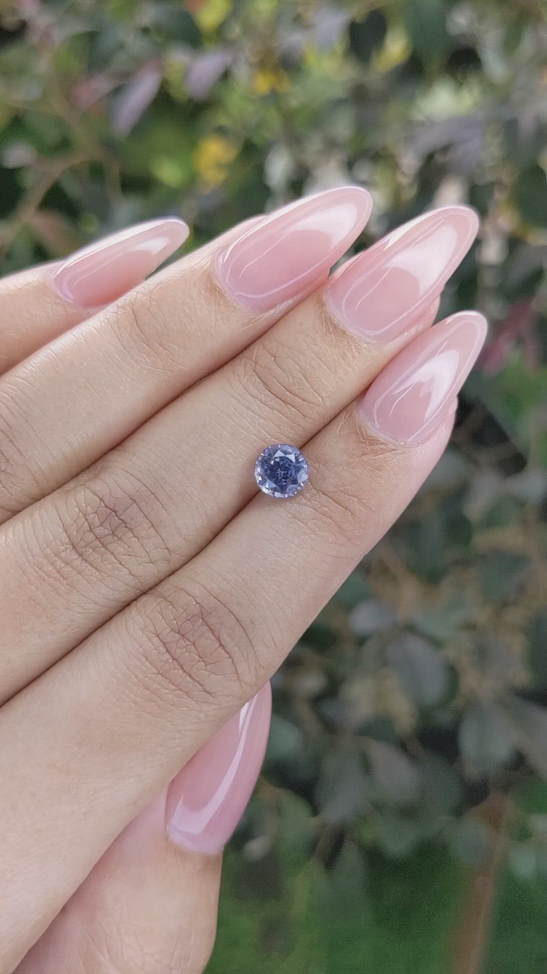 1.33 Ct. Blue Sapphire from Ceylon (Sri Lanka) Size Video