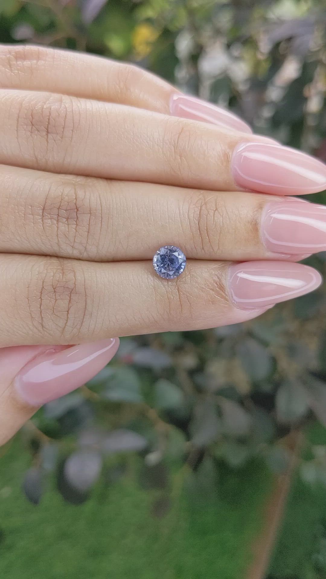 1.33 Ct. Blue Sapphire from Ceylon (Sri Lanka) Size Video