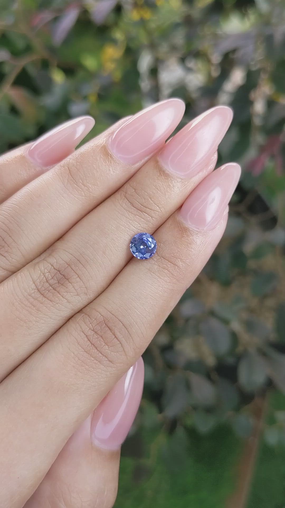 1.05 Ct. Blue Sapphire from Ceylon (Sri Lanka) Size Video