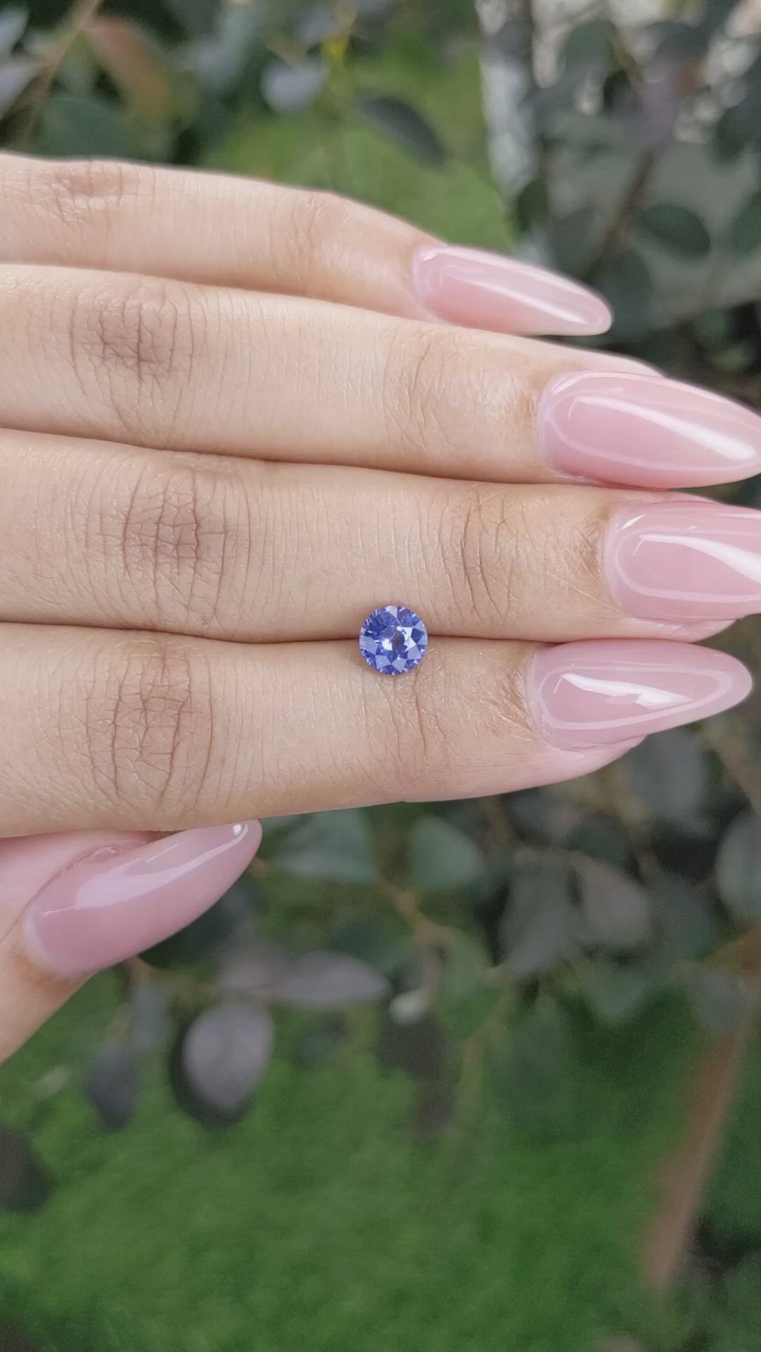 0.83 Ct. Blue Sapphire from Ceylon (Sri Lanka) Size Video