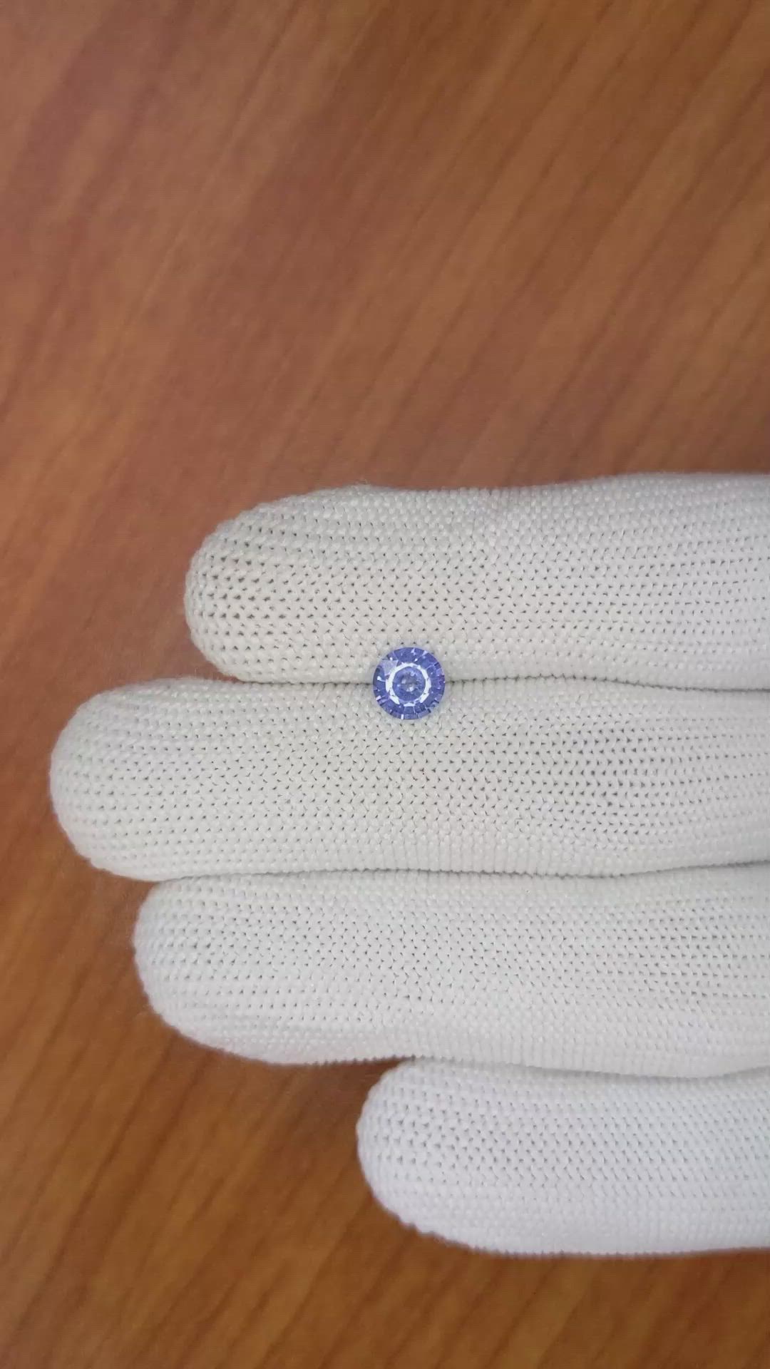 0.94 Ct. Blue Sapphire from Ceylon (Sri Lanka) Size Video