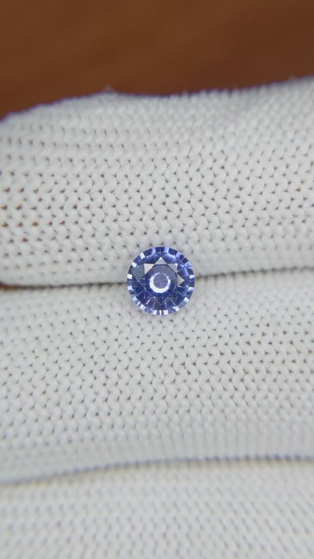 0.94 Ct. Blue Sapphire from Ceylon (Sri Lanka) Size Video