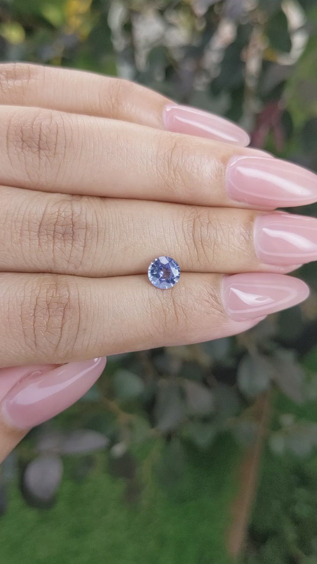 0.94 Ct. Blue Sapphire from Ceylon (Sri Lanka) Size Video
