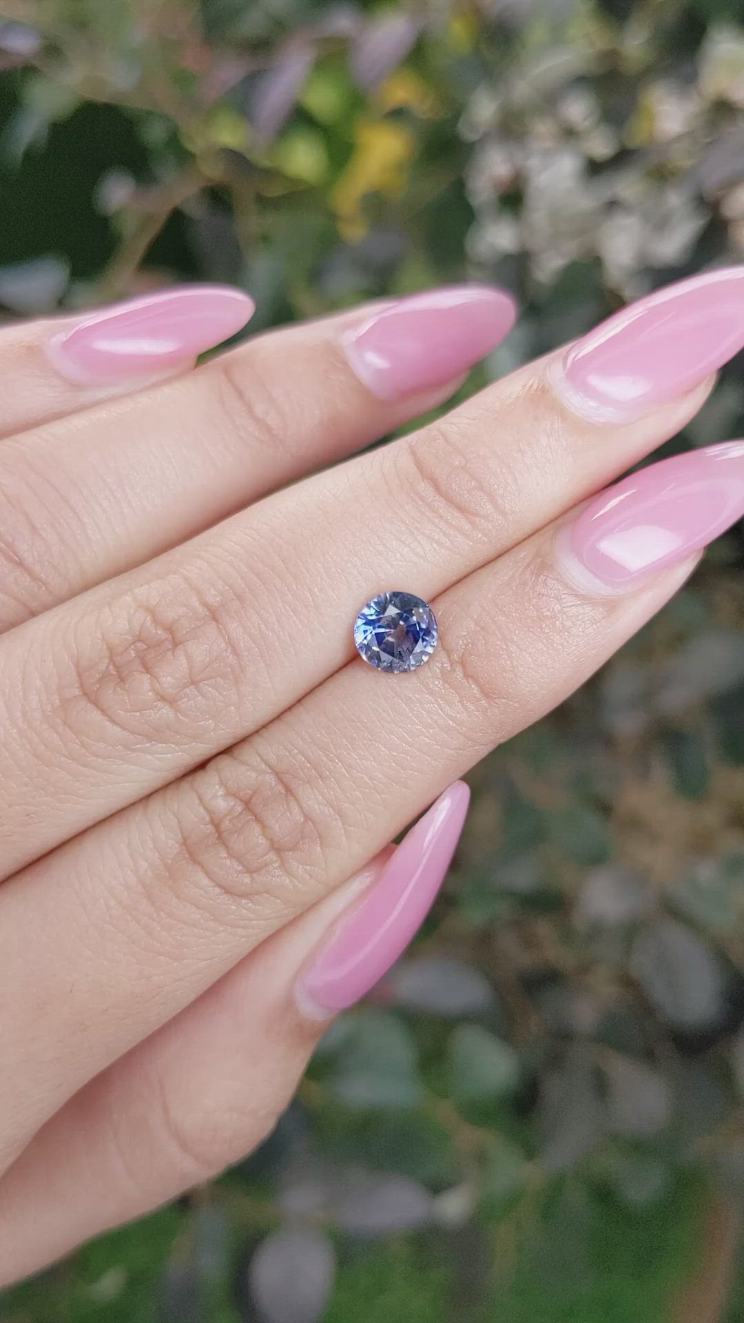 1.56 Ct. Blue Sapphire from Ceylon (Sri Lanka) Size Video