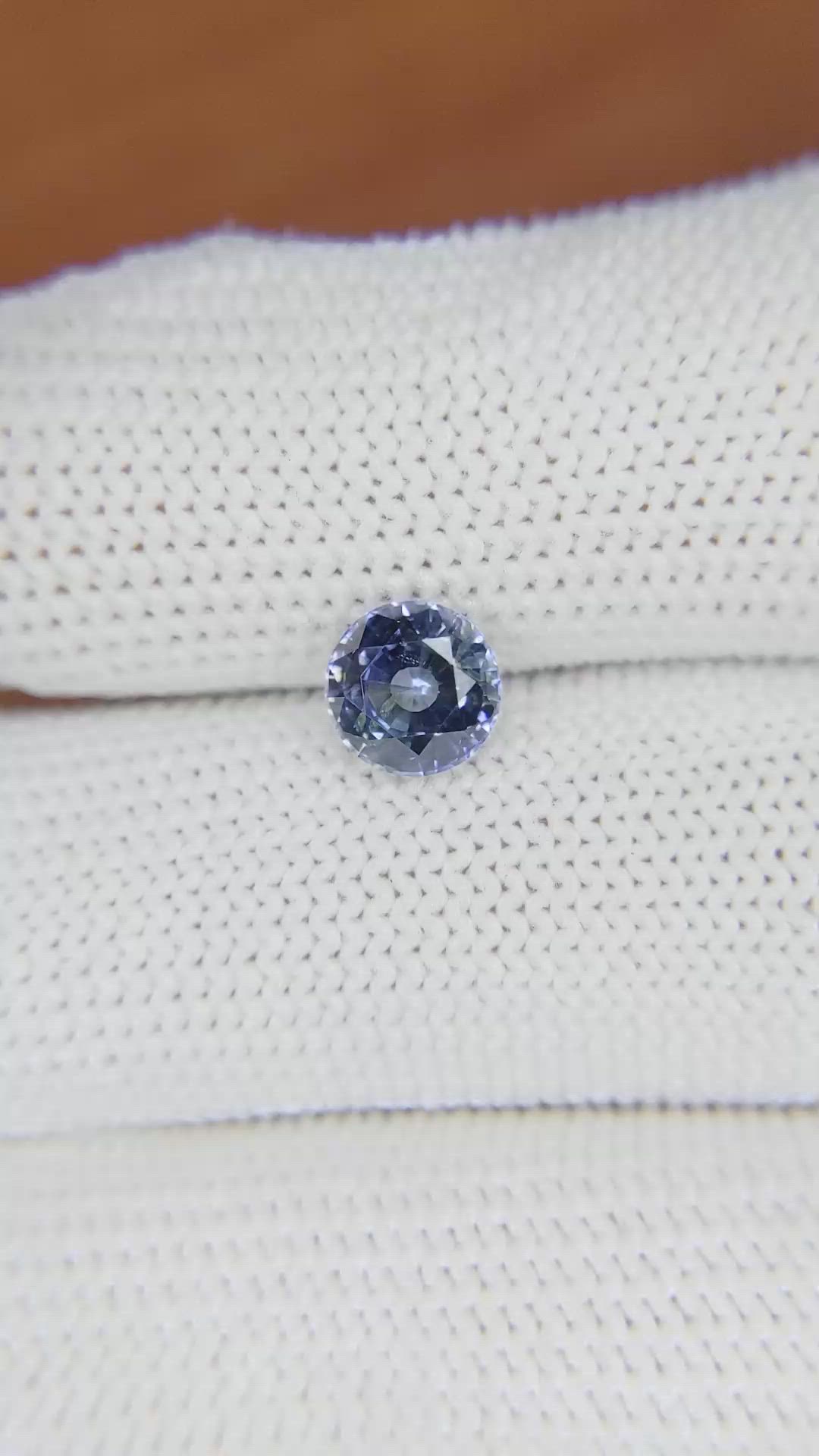 1.56 Ct. Blue Sapphire from Ceylon (Sri Lanka) Size Video