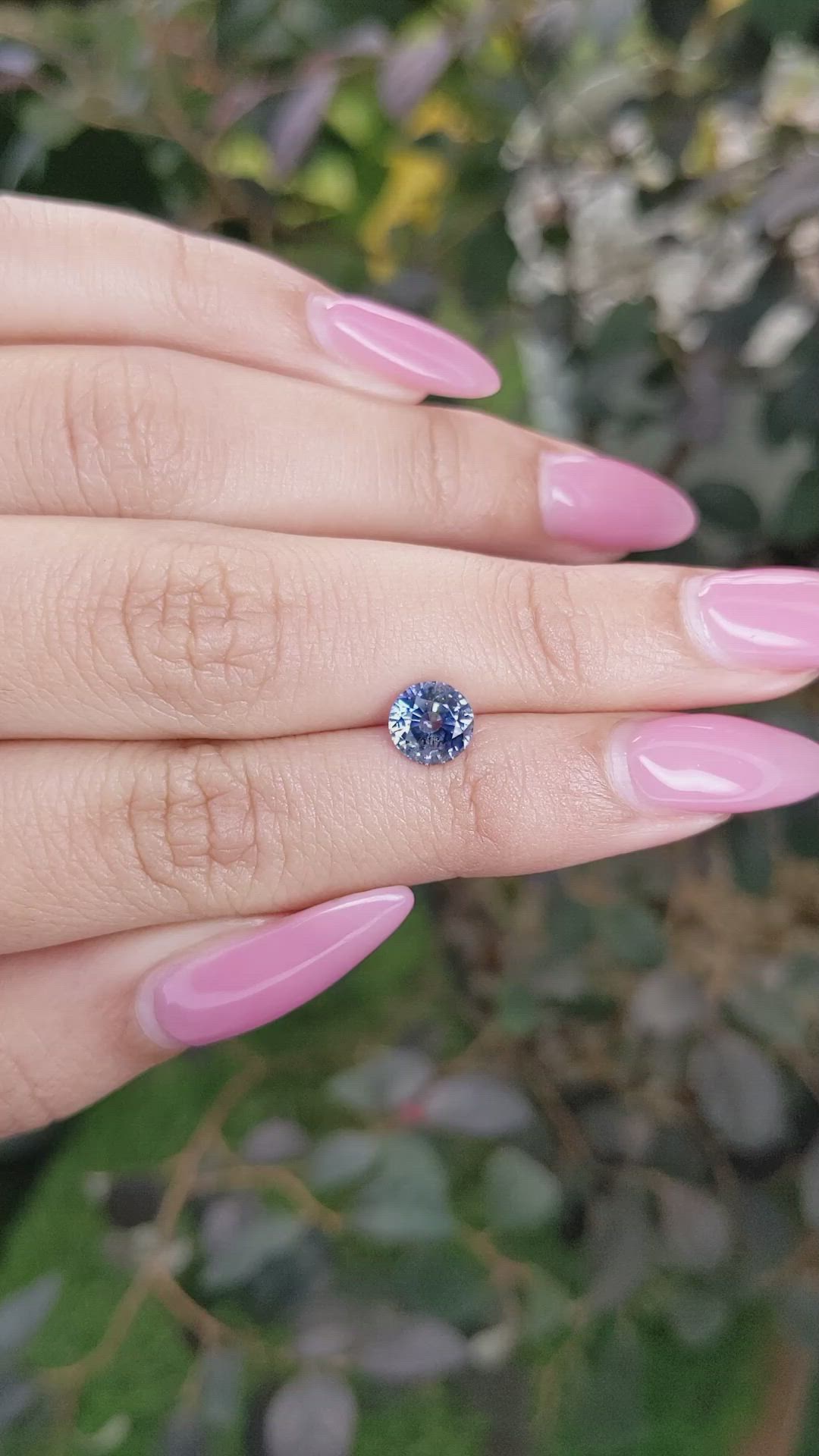 1.56 Ct. Blue Sapphire from Ceylon (Sri Lanka) Size Video