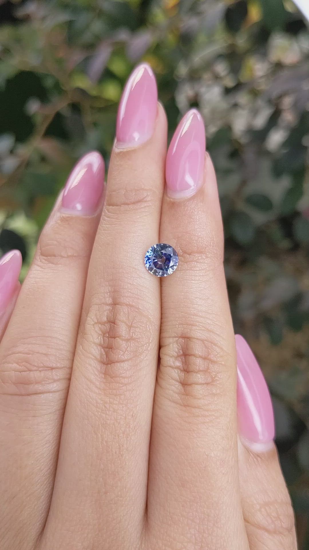 1.56 Ct. Blue Sapphire from Ceylon (Sri Lanka) Size Video