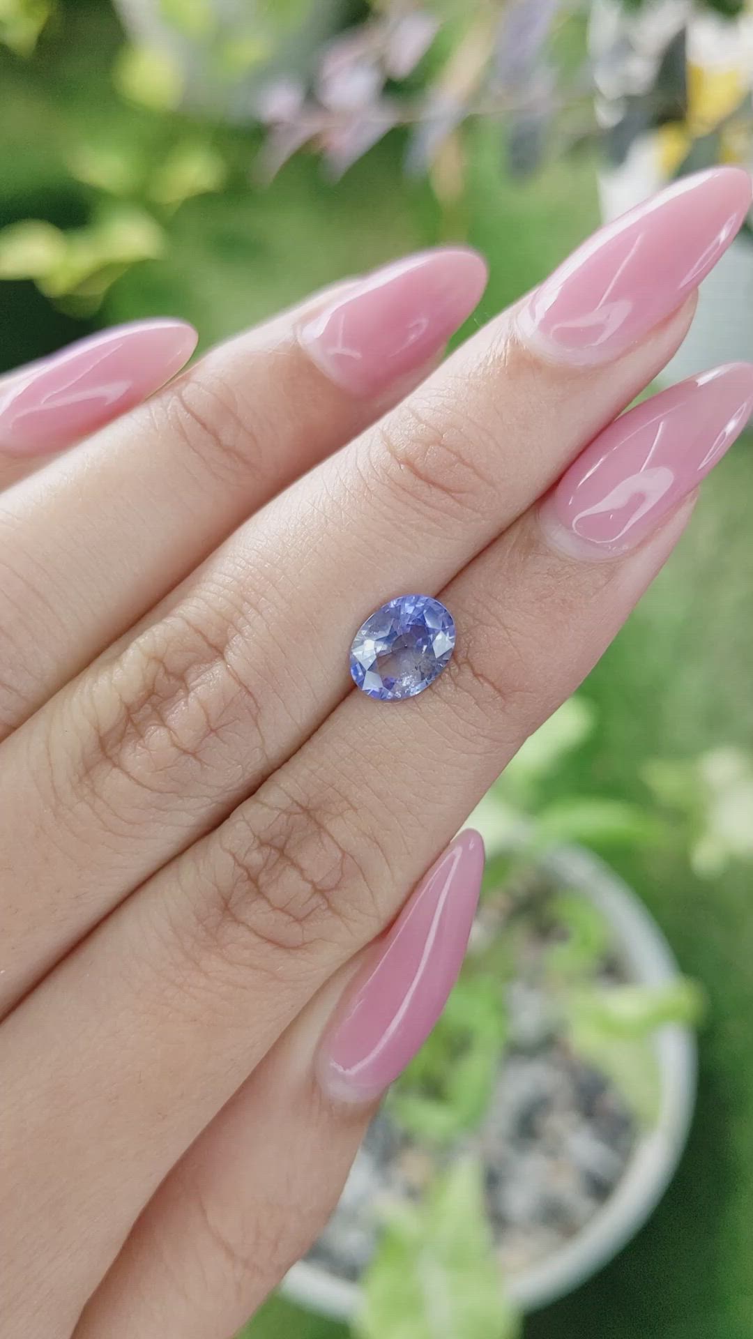 1.86 Ct. Blue Sapphire from Ceylon (Sri Lanka) Size Video