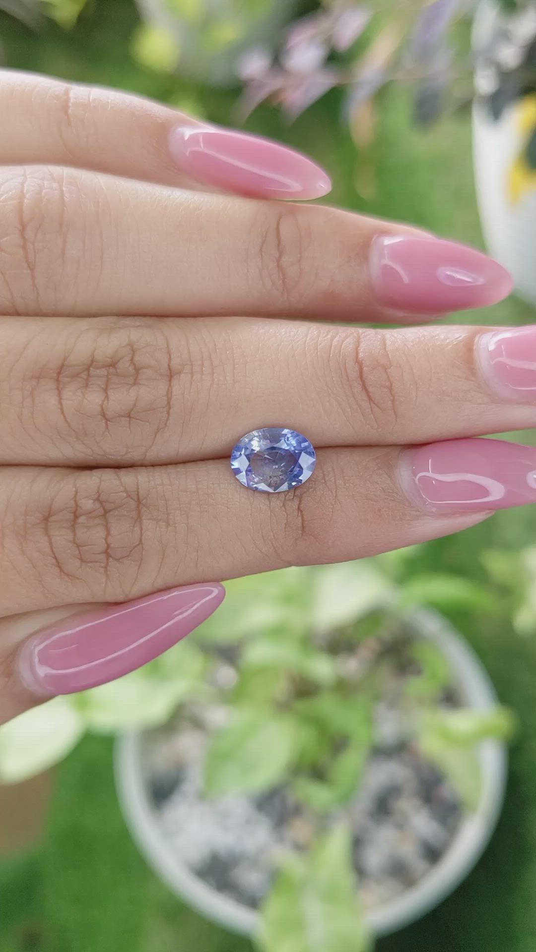 1.86 Ct. Blue Sapphire from Ceylon (Sri Lanka) Size Video