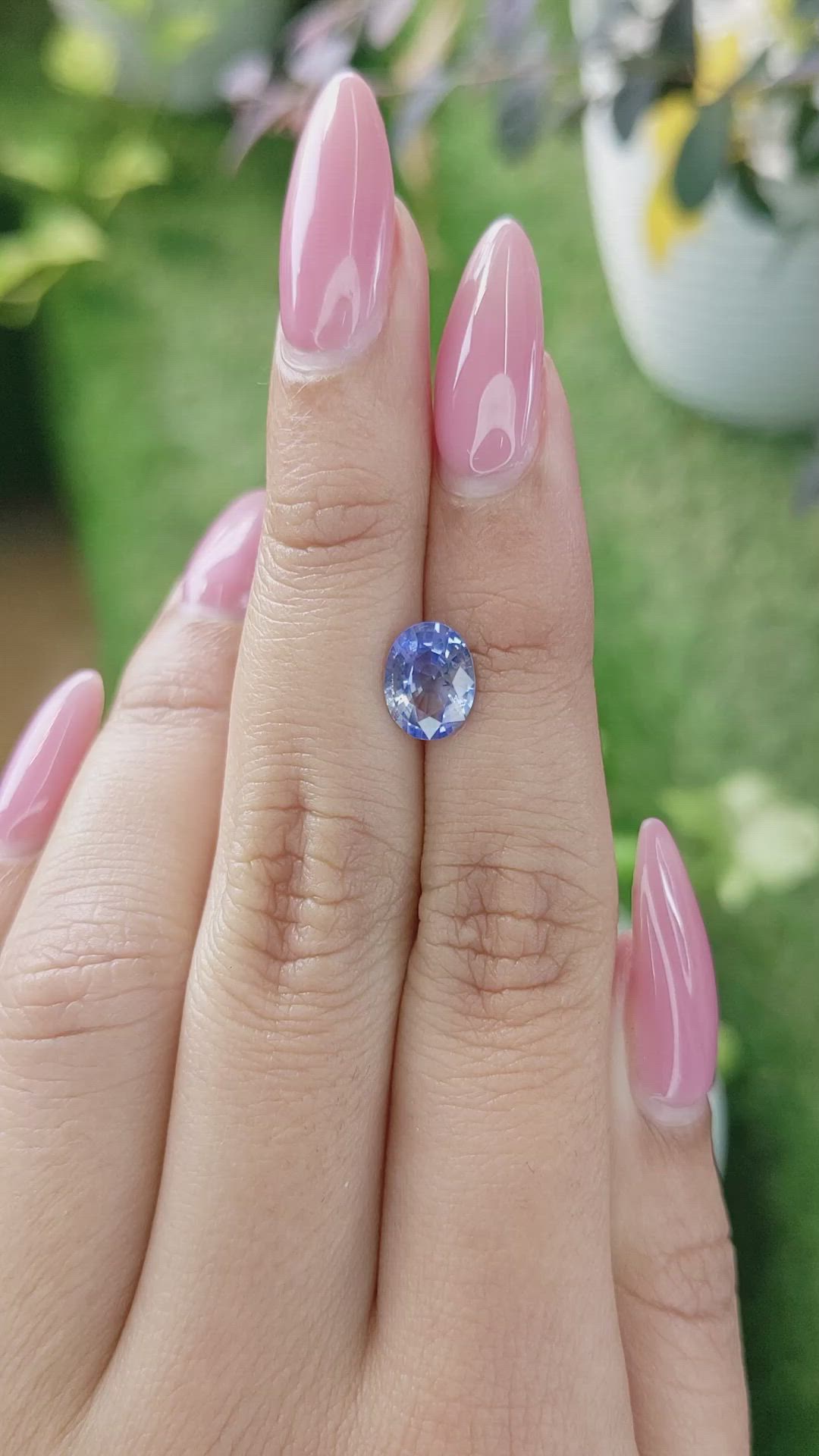 1.86 Ct. Blue Sapphire from Ceylon (Sri Lanka) Size Video