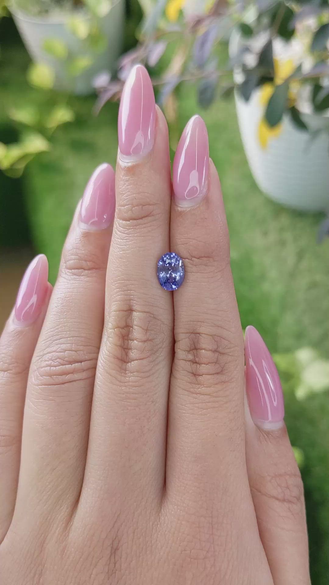 1.68 Ct. Blue Sapphire from Ceylon (Sri Lanka) Size Video