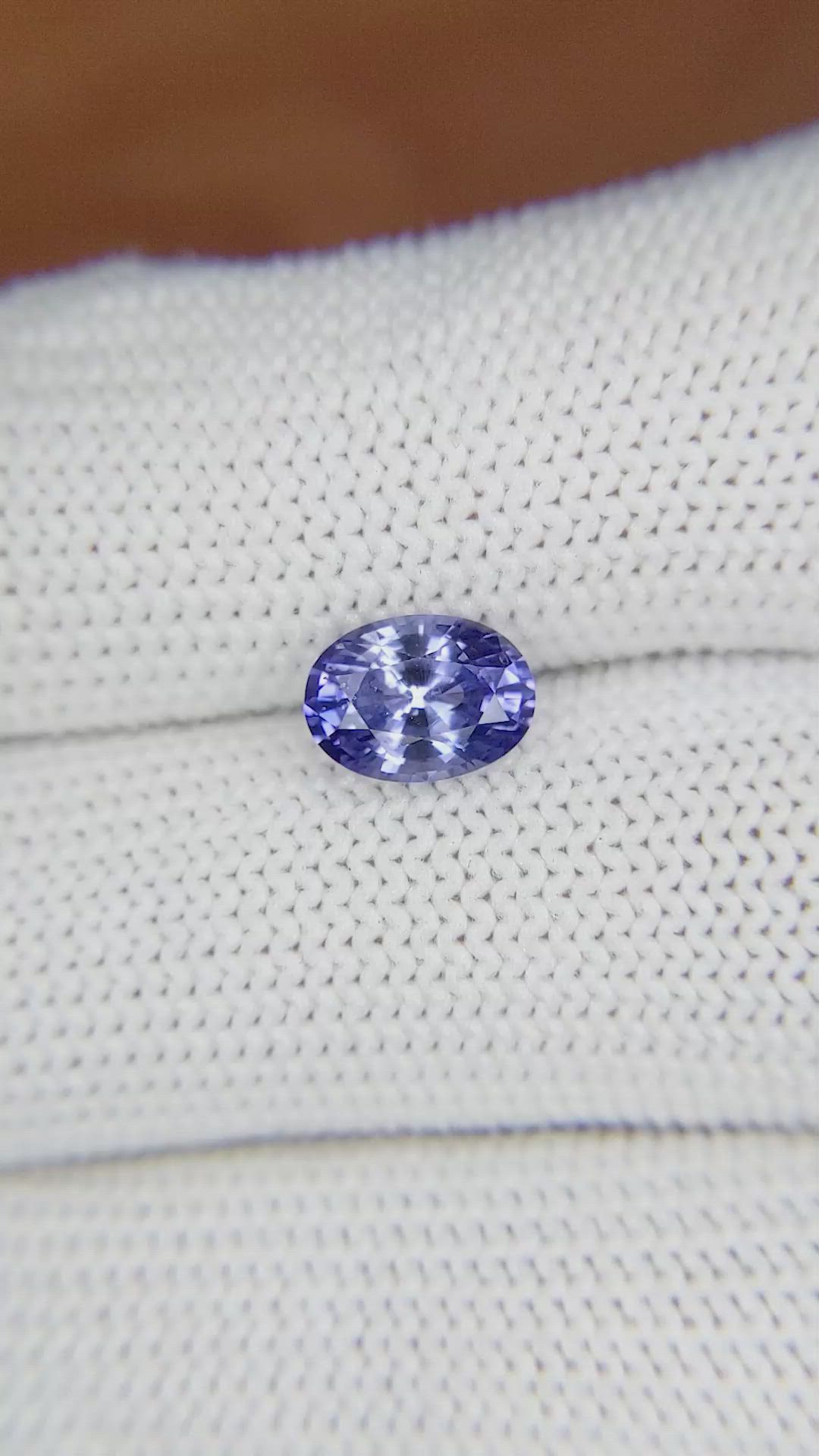 1.68 Ct. Blue Sapphire from Ceylon (Sri Lanka) Size Video
