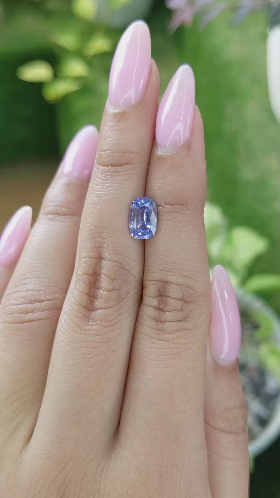 1.97 Ct. Blue Sapphire from Ceylon (Sri Lanka) Size Video