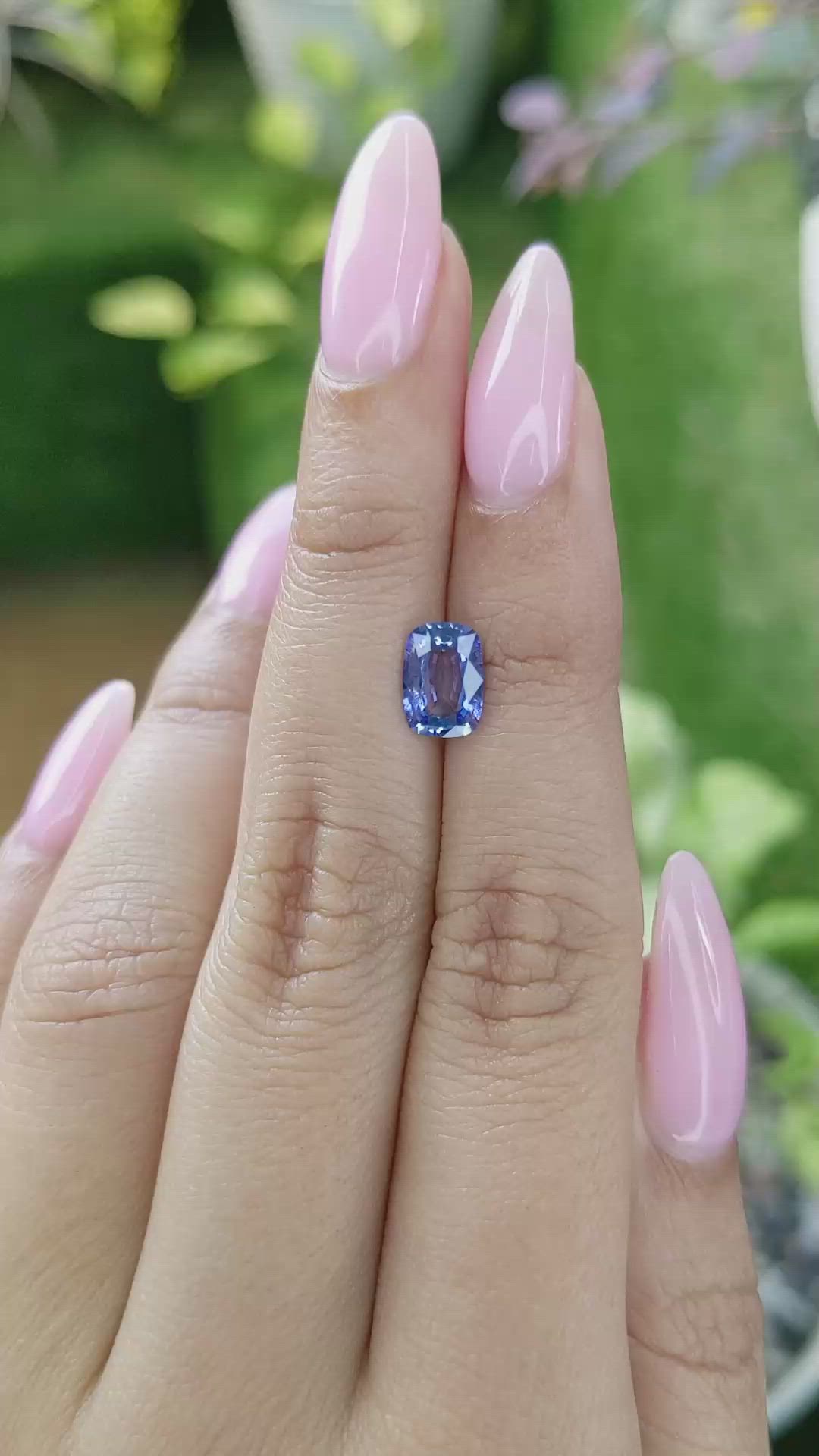 1.46 Ct. Blue Sapphire from Ceylon (Sri Lanka) Size Video