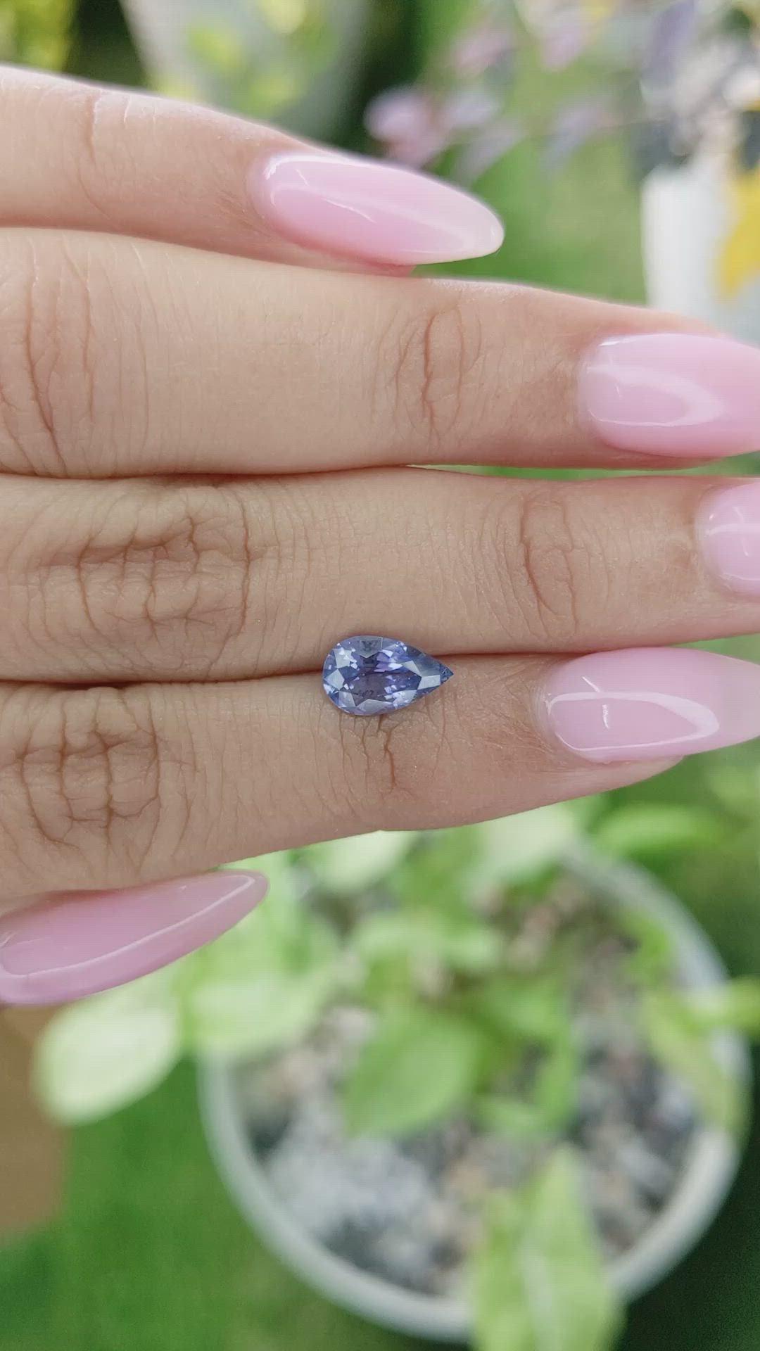 1.42 Ct. Blue Sapphire from Ceylon (Sri Lanka) Size Video